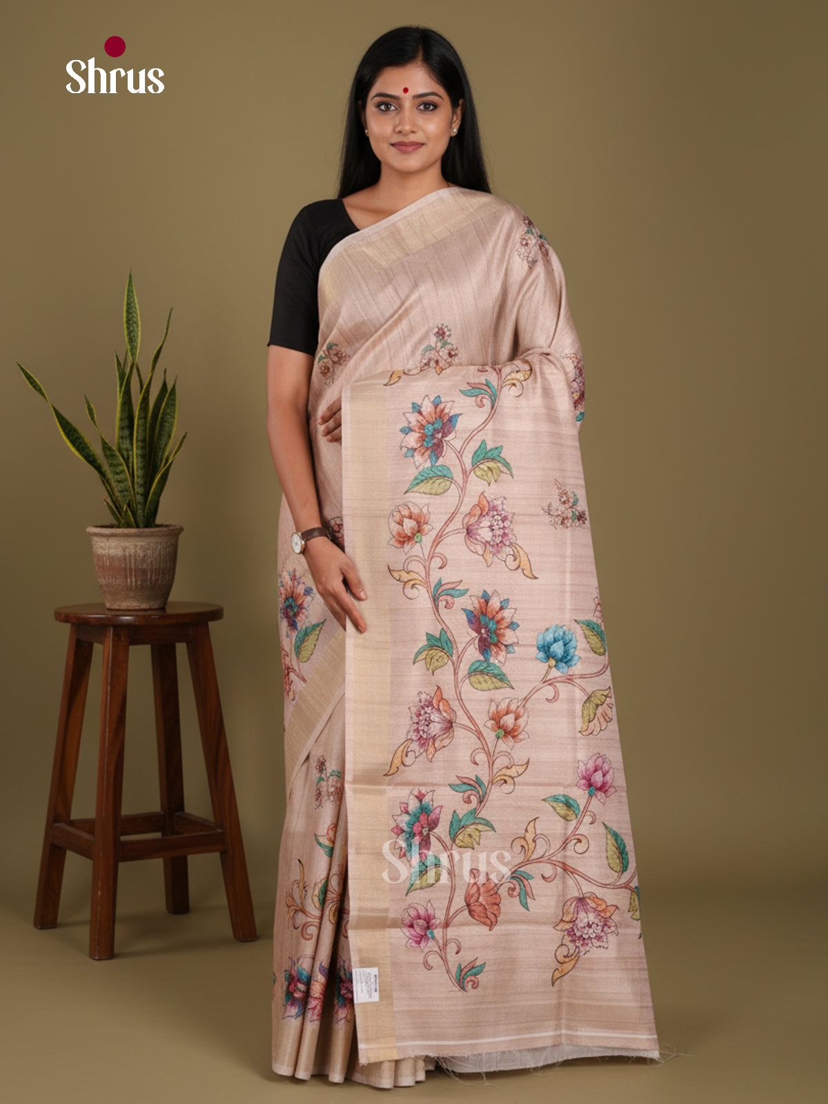 DJS11017 - Semi Gicha Saree