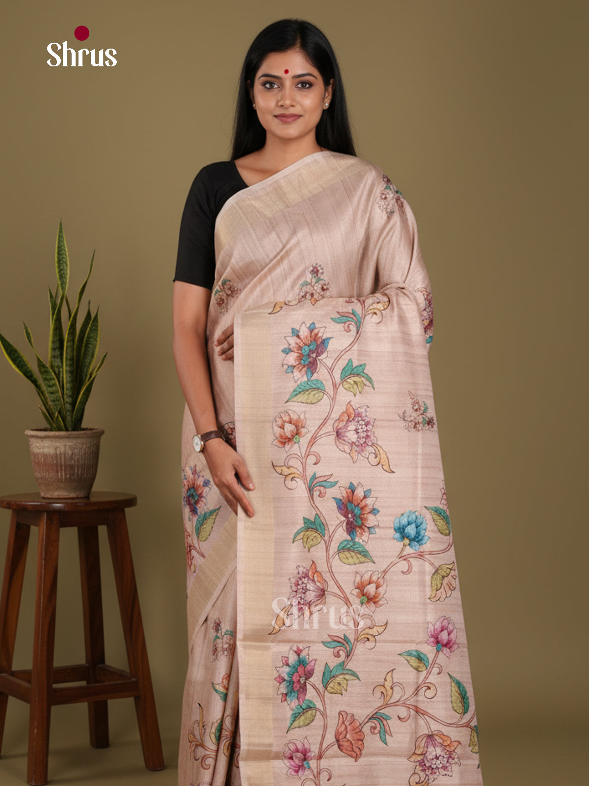 DJS11017 - Semi Gicha Saree