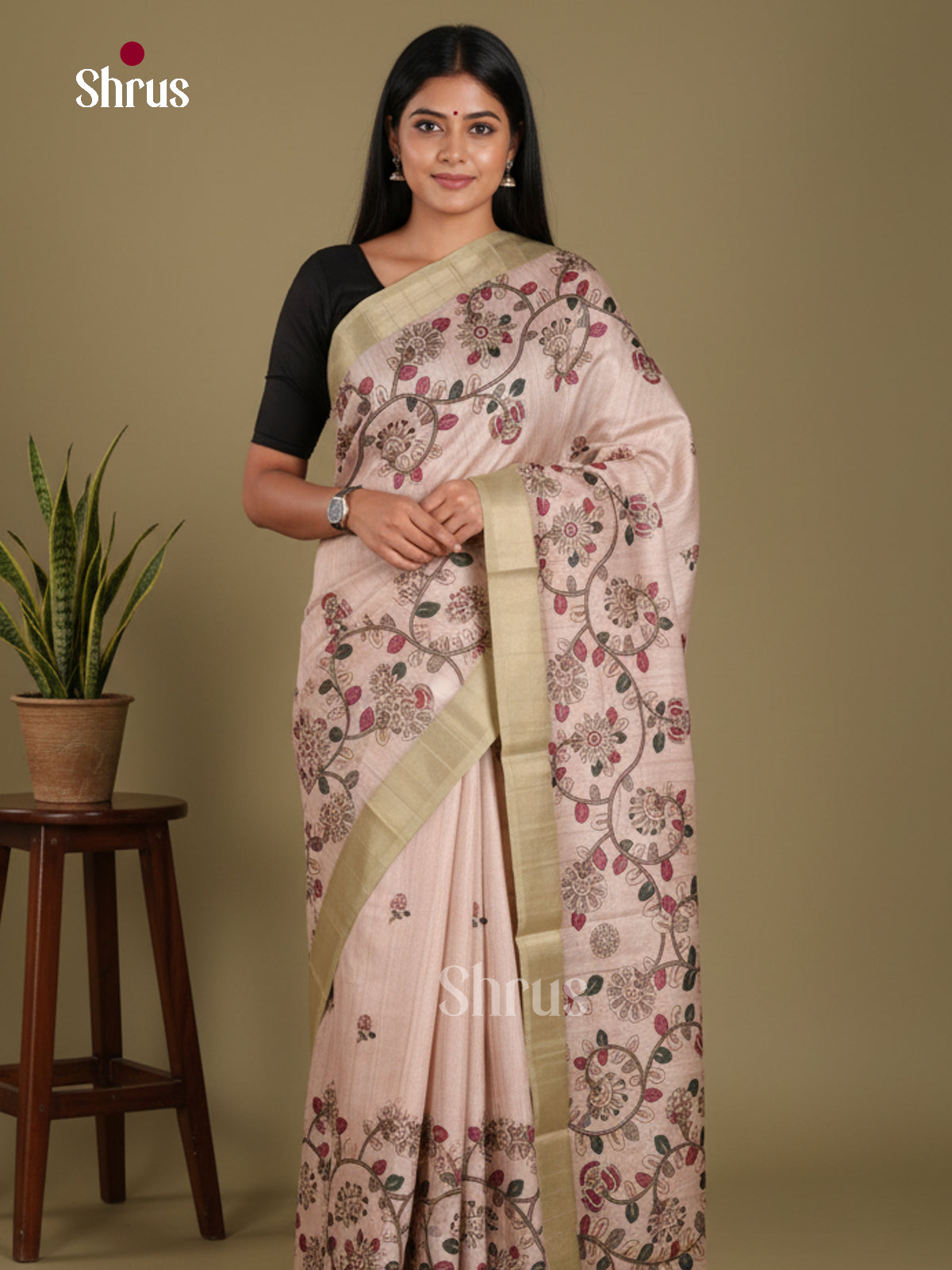 DJS11020 - Semi Gicha Saree