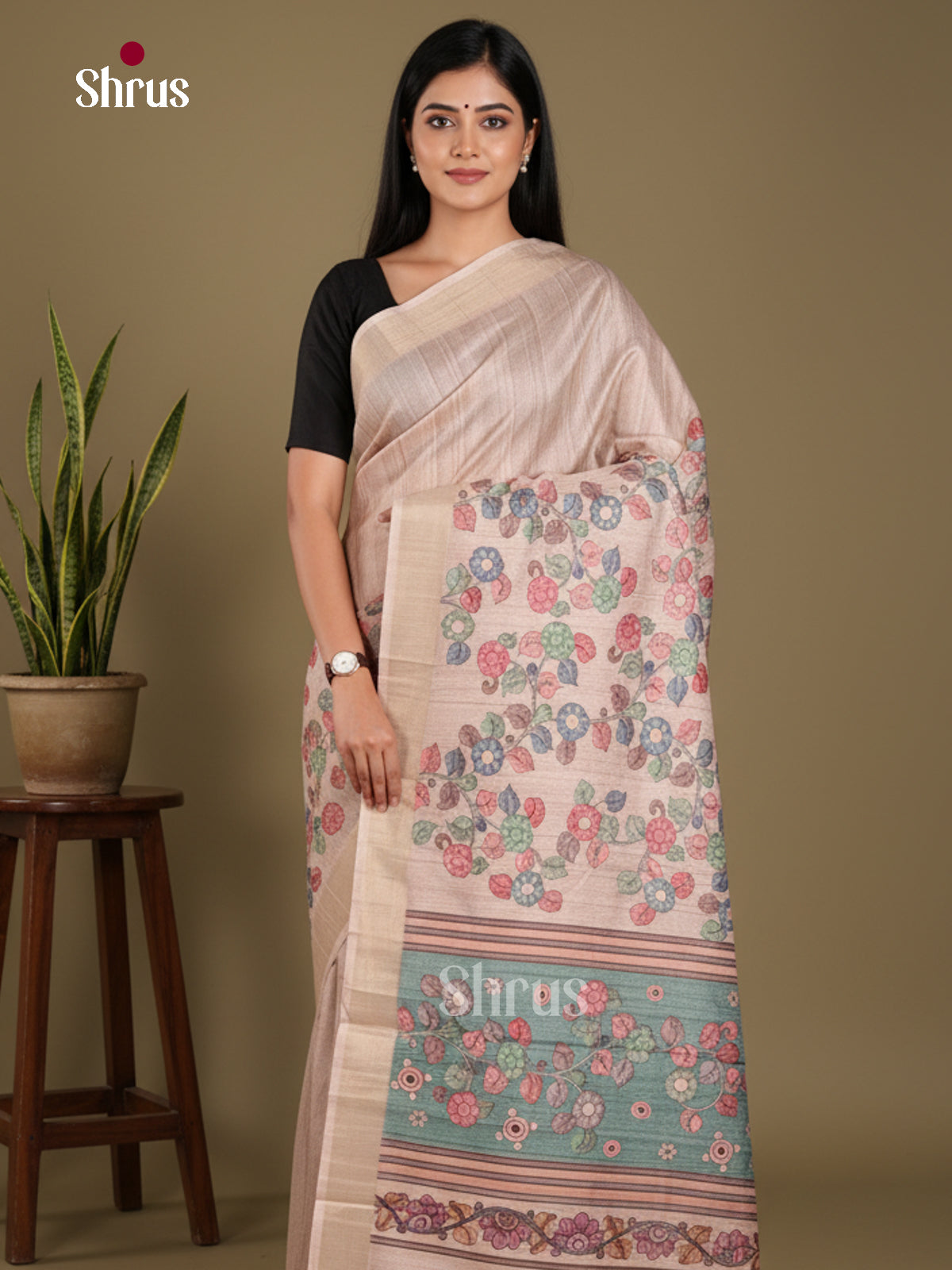 DJS11034 - Semi Gicha Saree