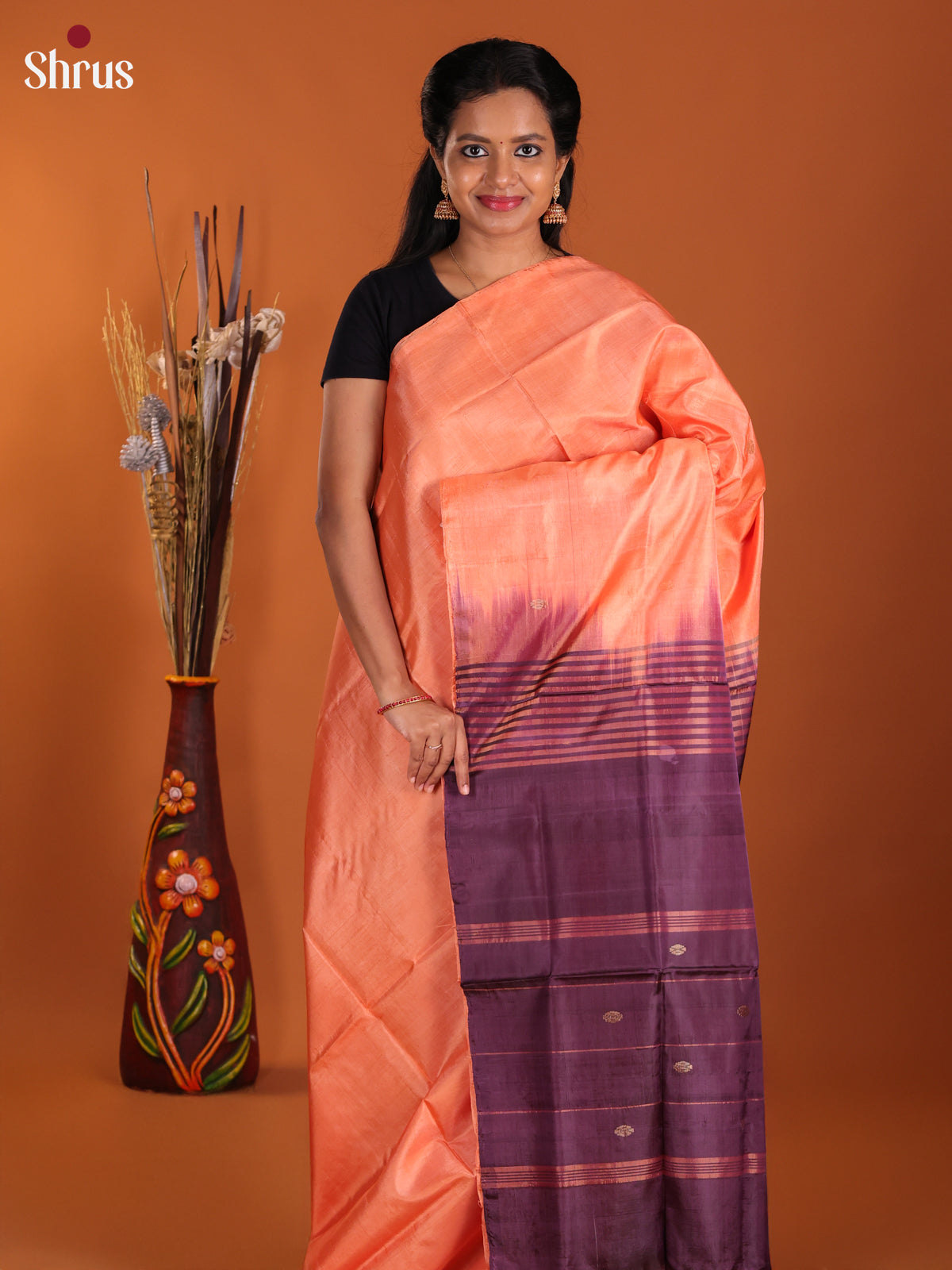 DJS13027 - Banana Pith Saree - Shop on Shrus.com