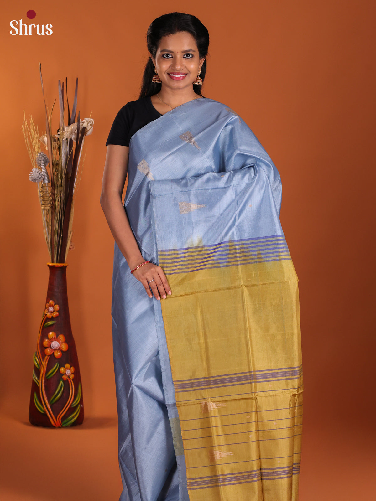 DJS13032 - Banana Pith Saree - Shop on Shrus.com
