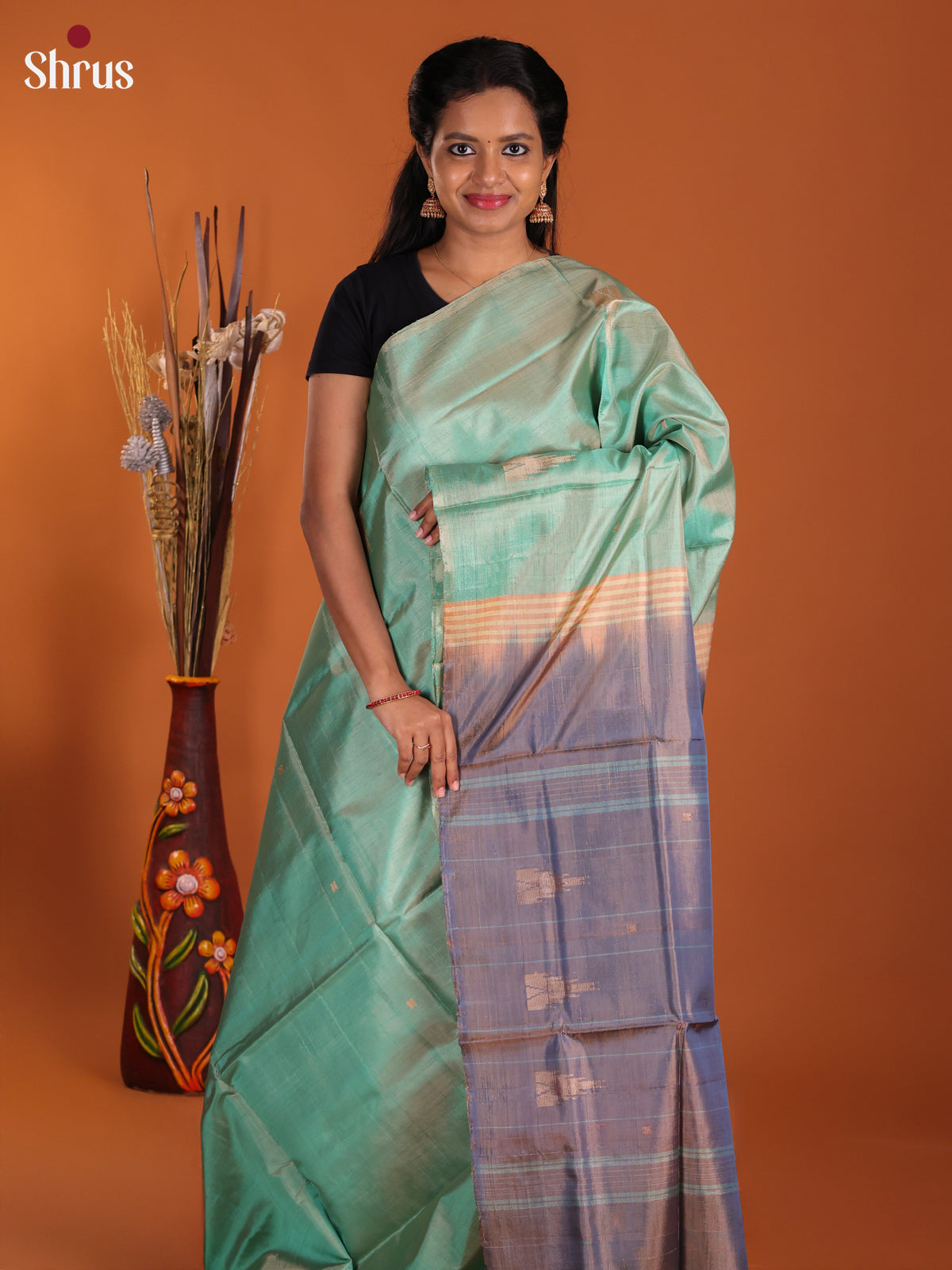 DJS13080 - Banana Pith Saree - Shop on Shrus.com