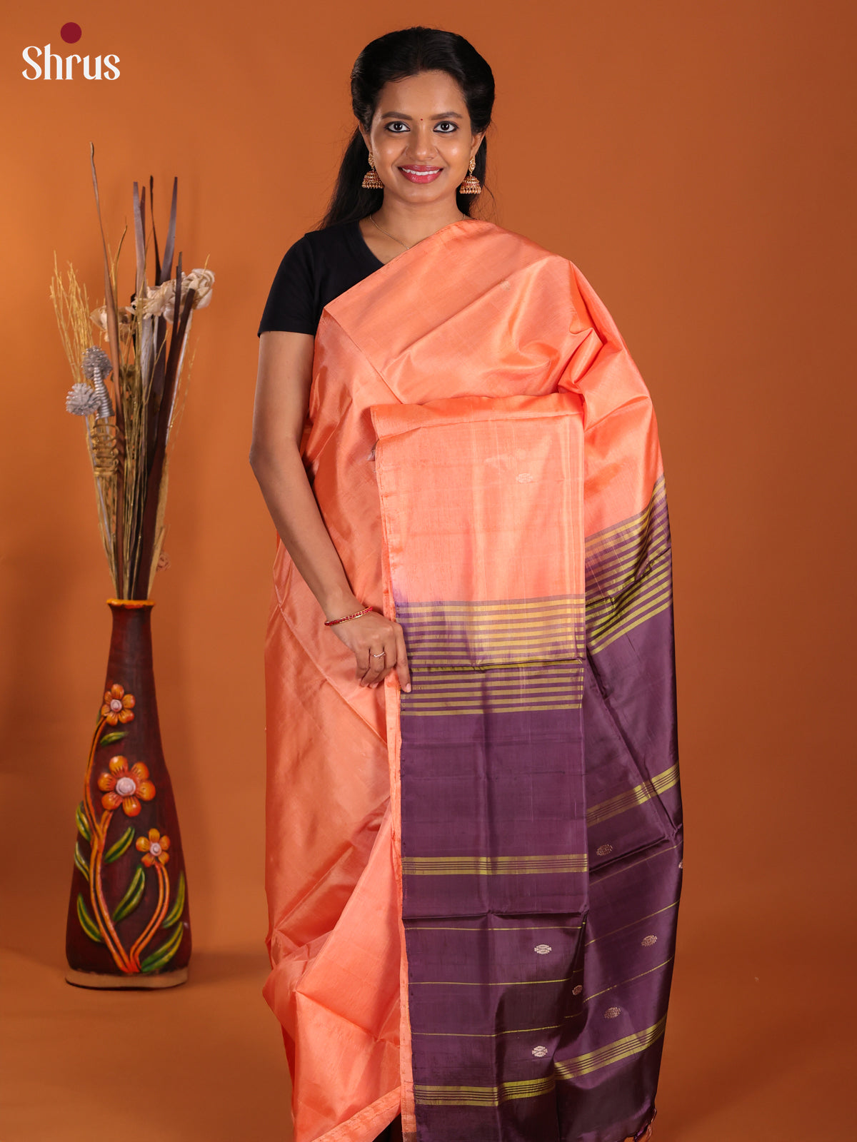 DJS13082 - Banana Pith Saree - Shop on Shrus.com