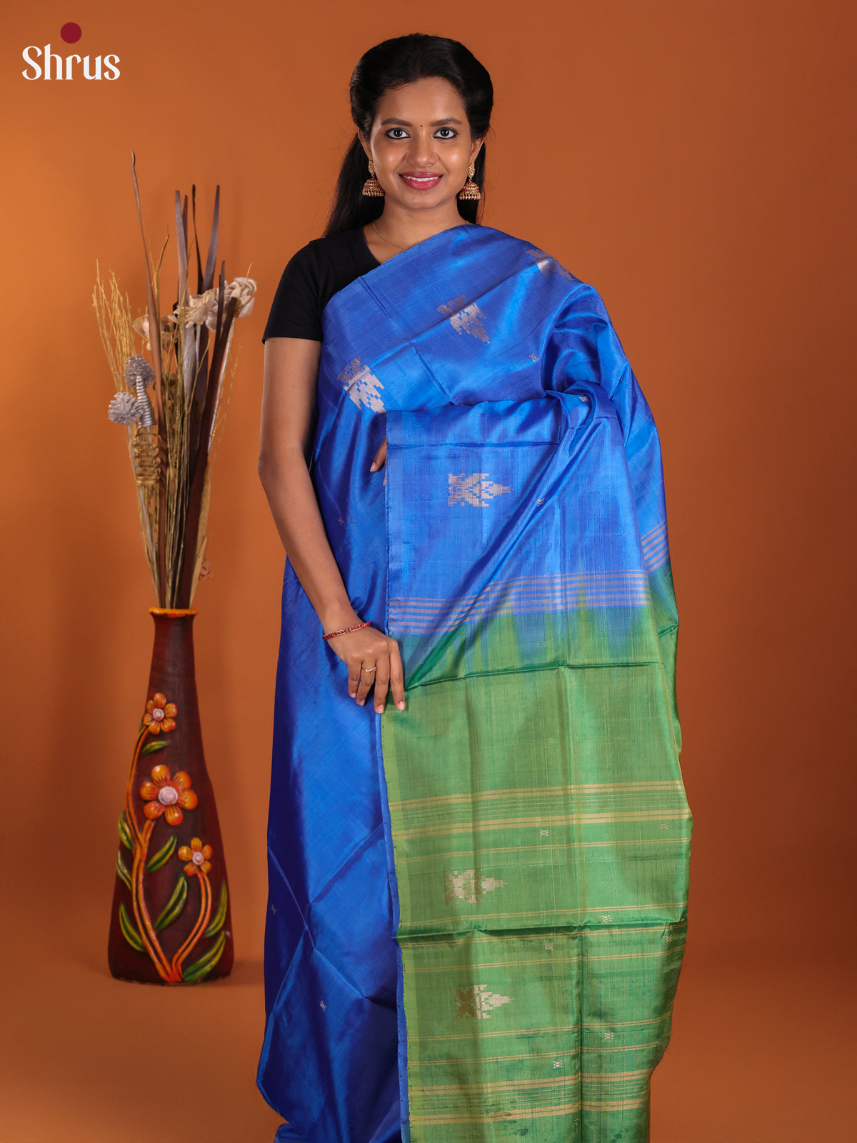 DJS13084 - Banana Pith Saree - Shop on Shrus.com