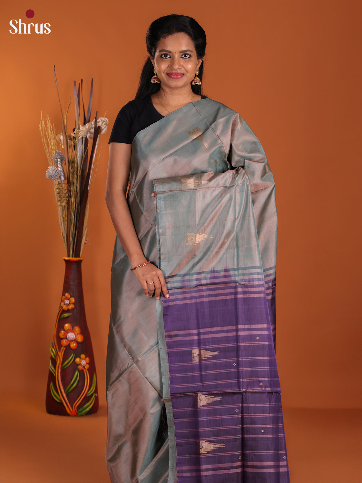 DJS13086 - Banana Pith Saree - Shop on Shrus.com