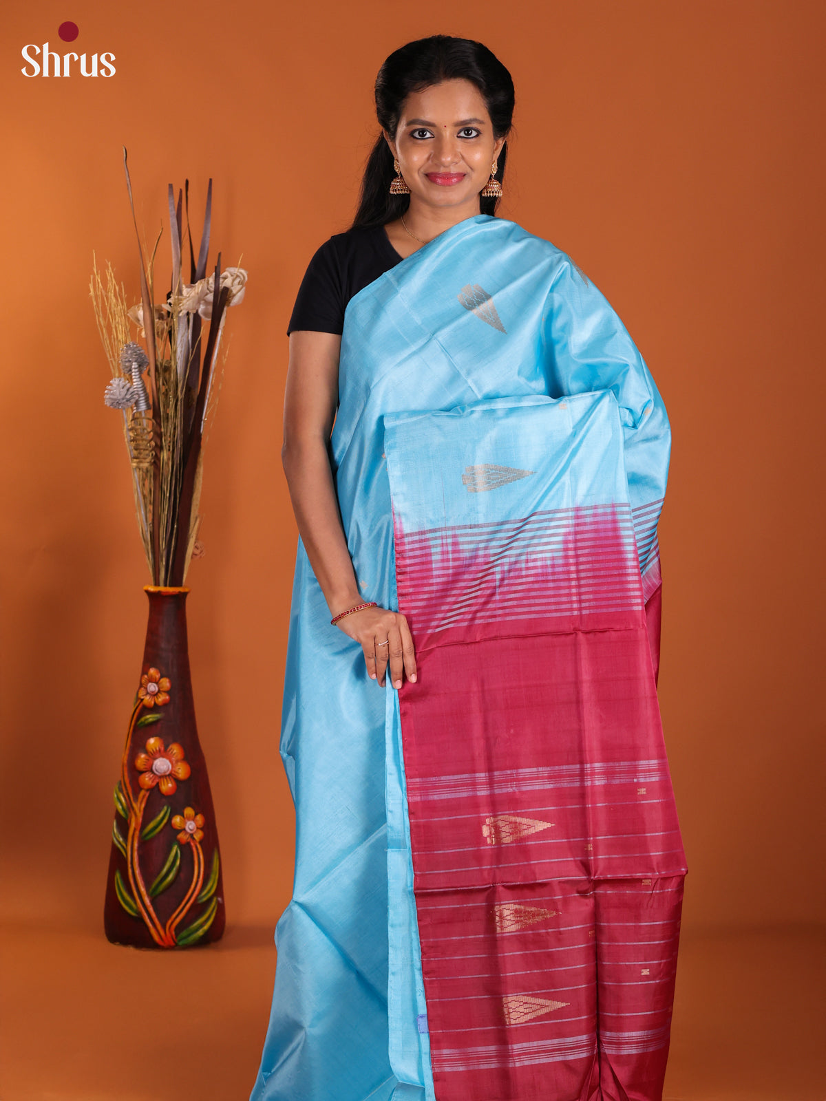DJS13091 - Banana Pith Saree - Shop on Shrus.com