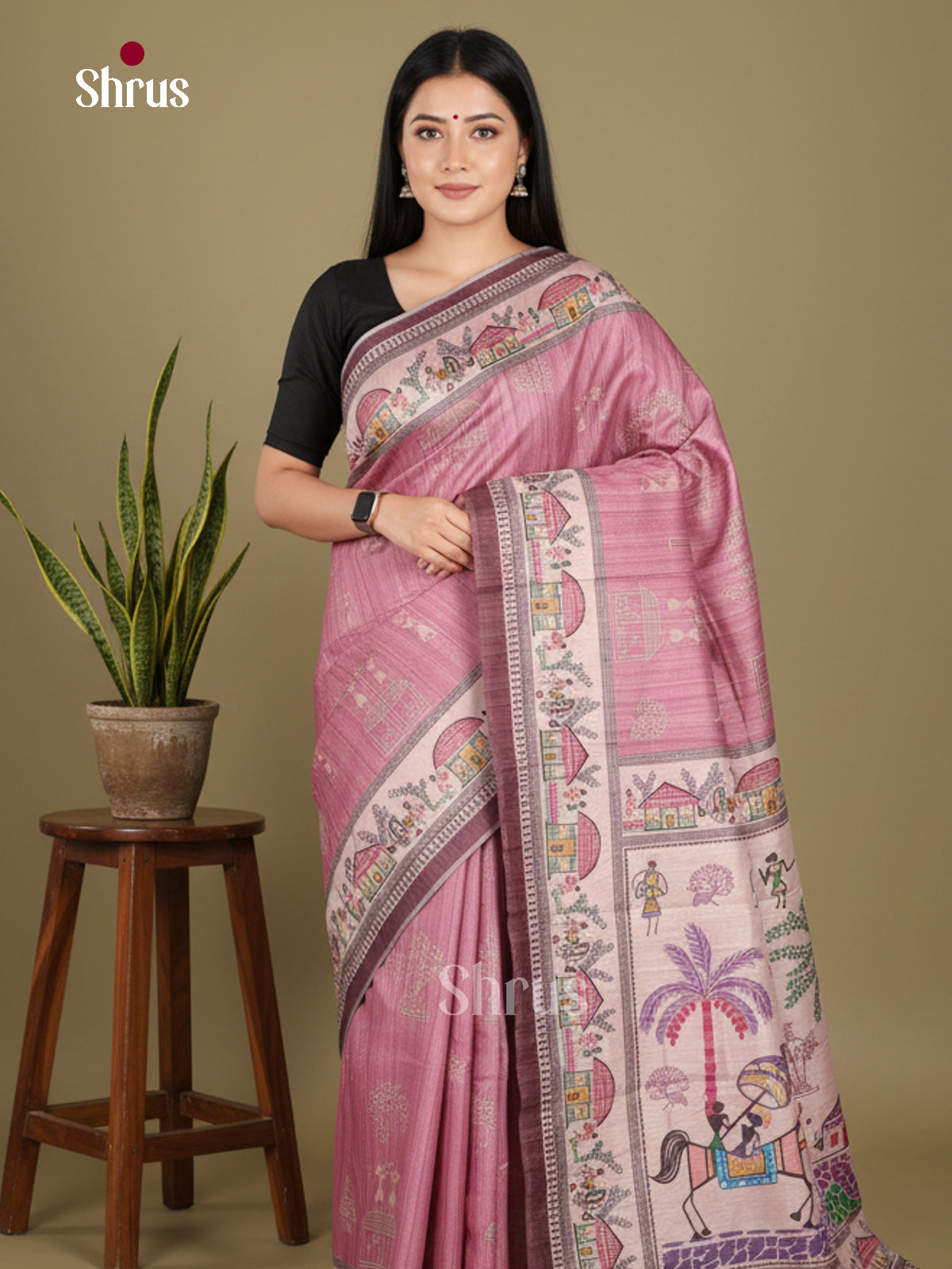 DJS13128 - Butter silk Saree