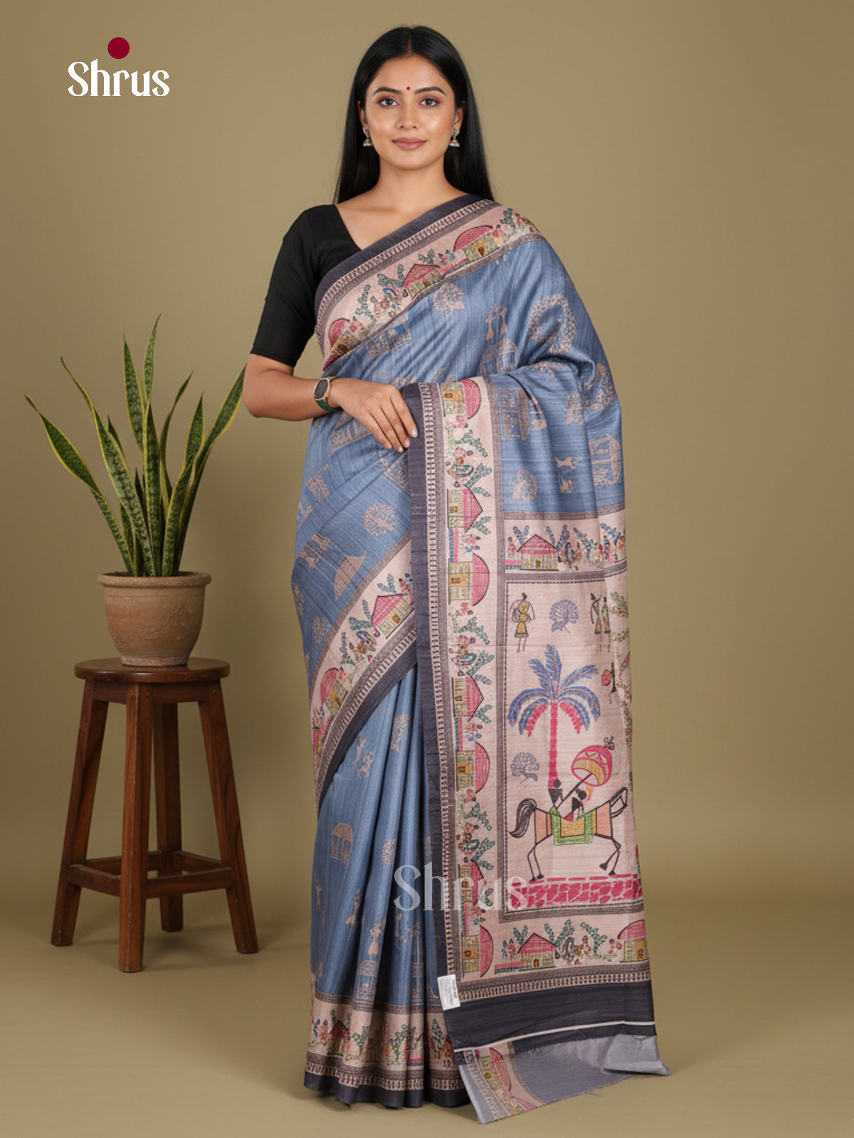 DJS13130 - Butter silk Saree