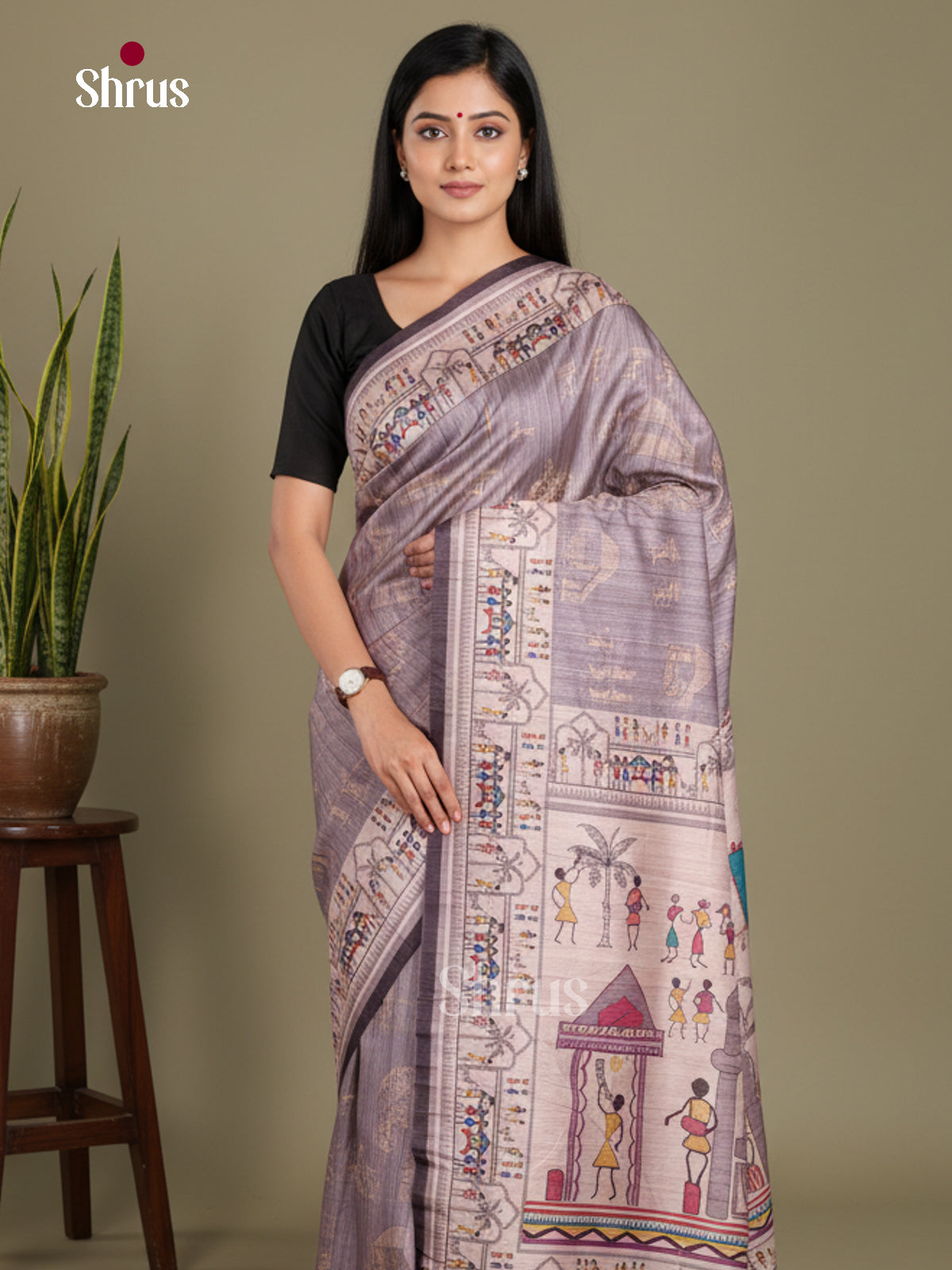 DJS13132 - Butter silk Saree