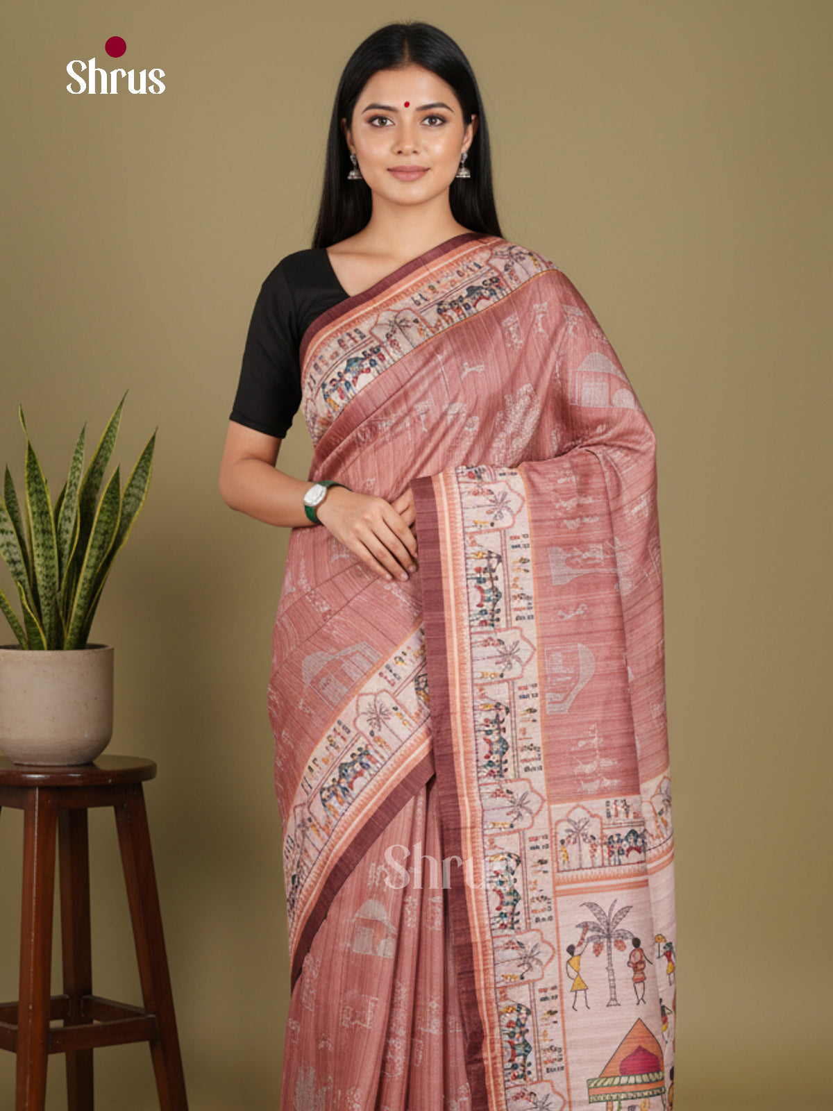 DJS13135 - Butter silk Saree