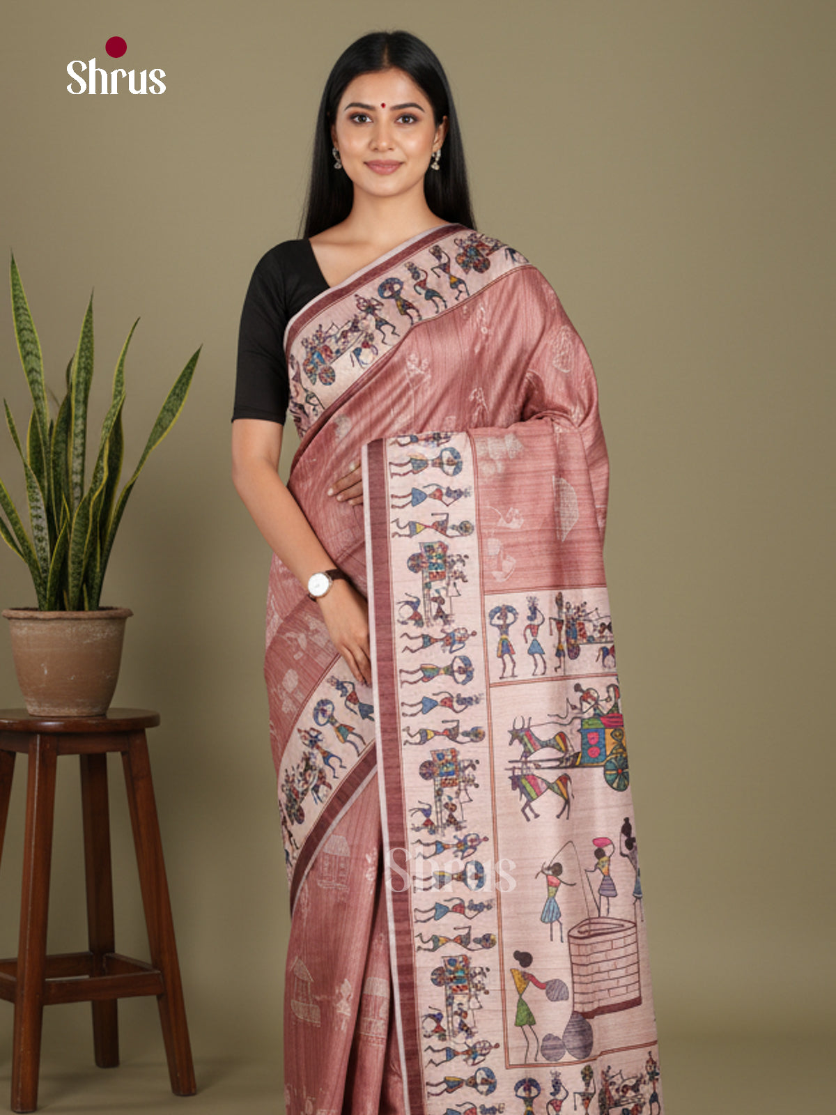 DJS13136 - Butter silk Saree