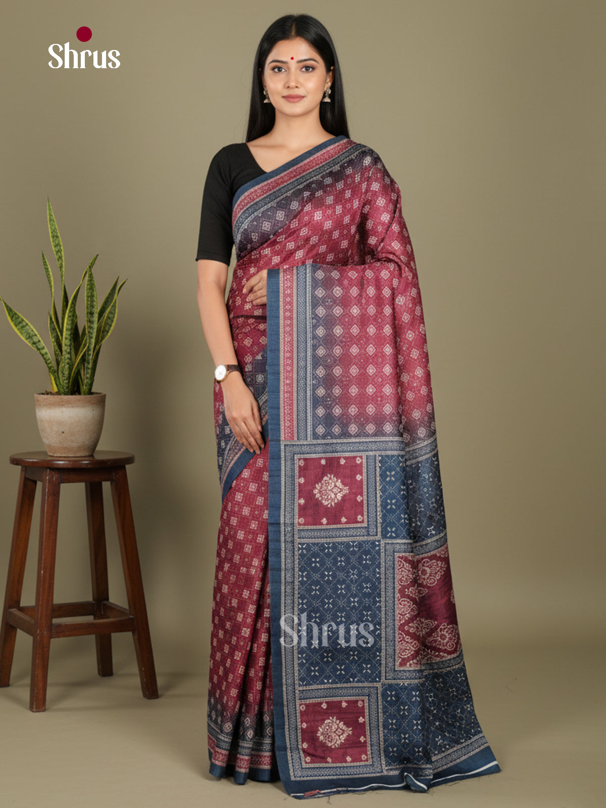 DJS13137 - Butter silk Saree