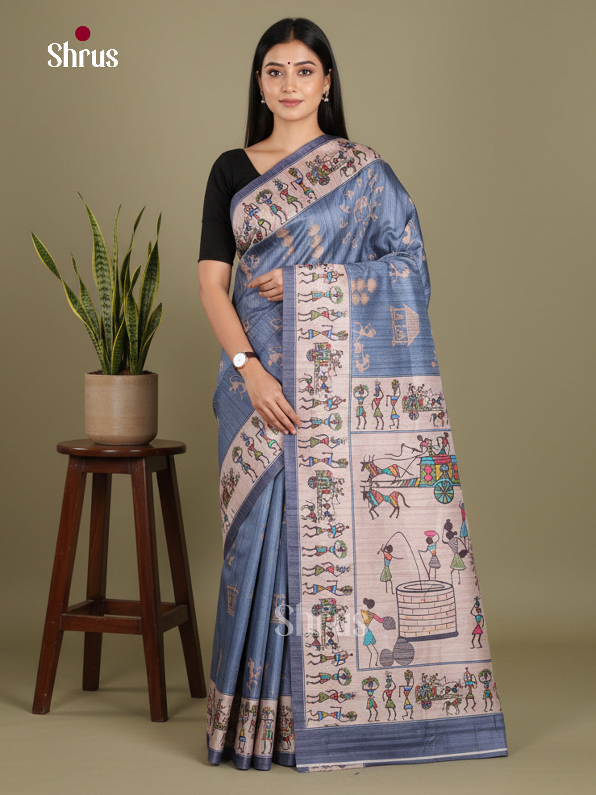 DJS13142 - Butter silk Saree