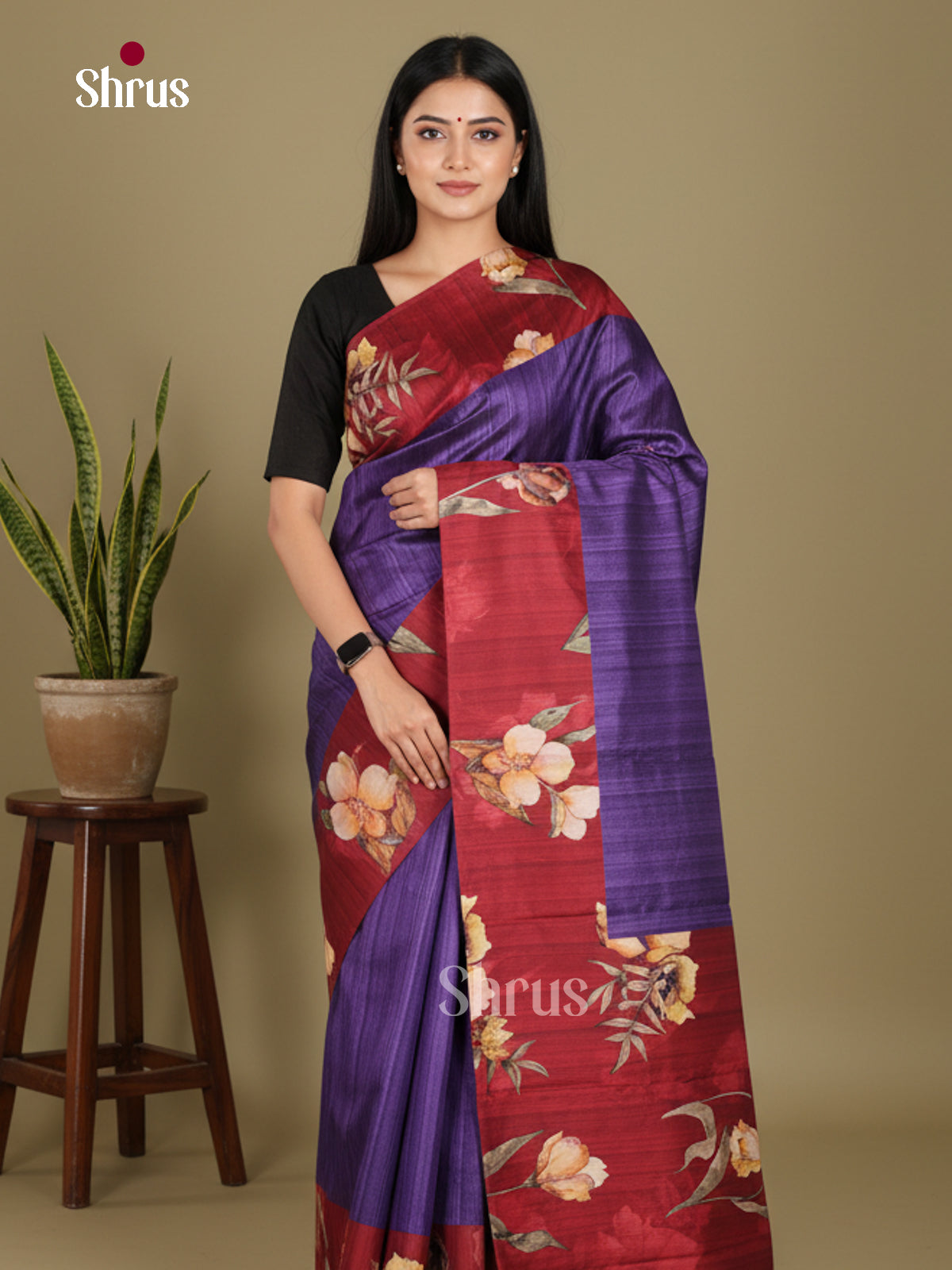 DJS13143 - Butter silk Saree