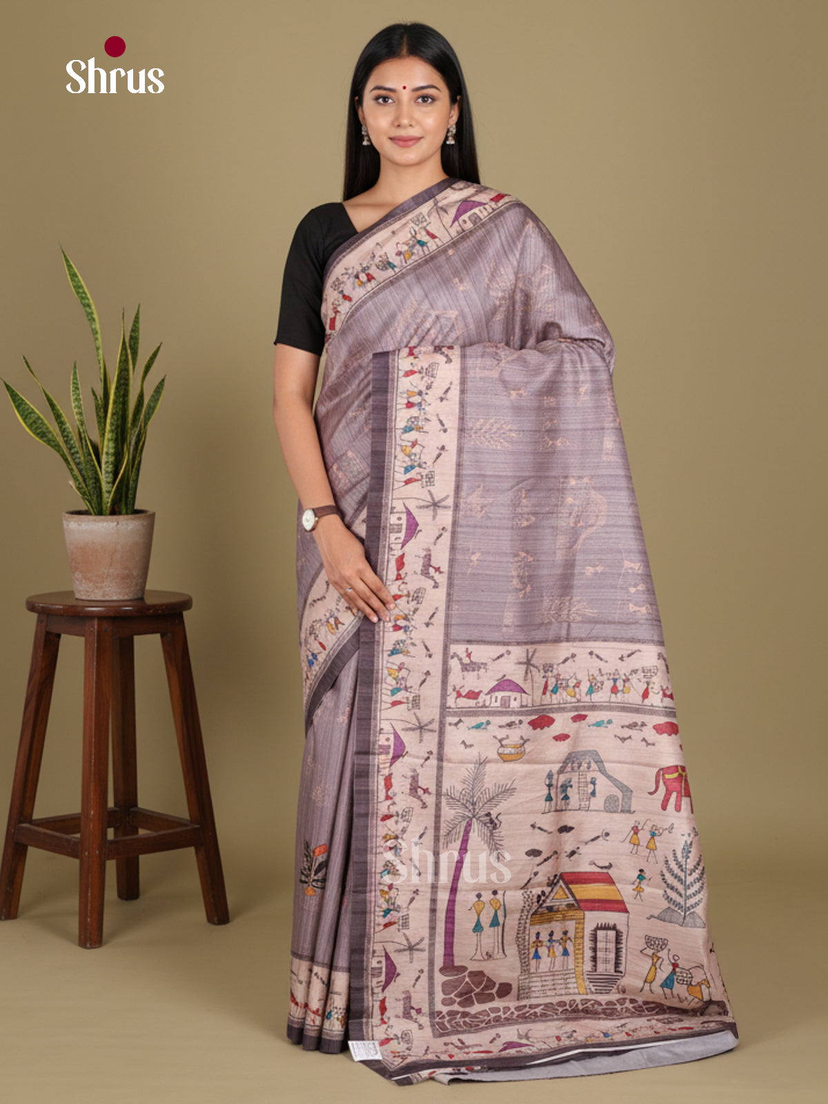 DJS13144 - Butter silk Saree