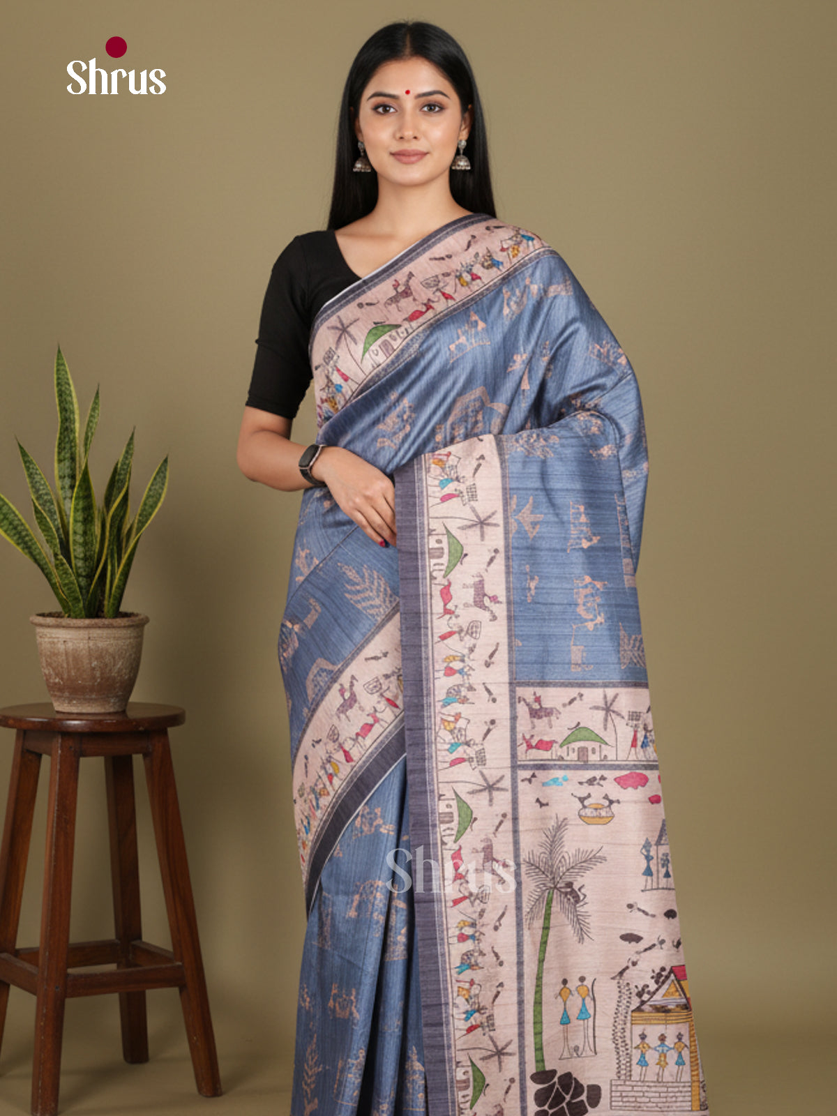 DJS13145 - Butter silk Saree