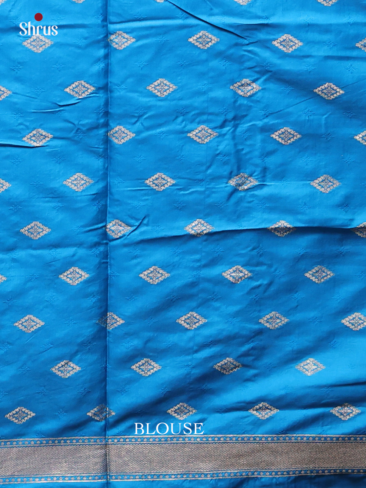 Blue - Semi Softsilk Saree