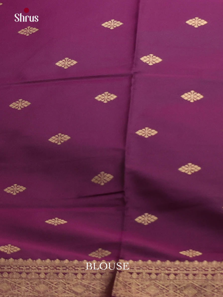 Violet - Semi Softsilk Saree