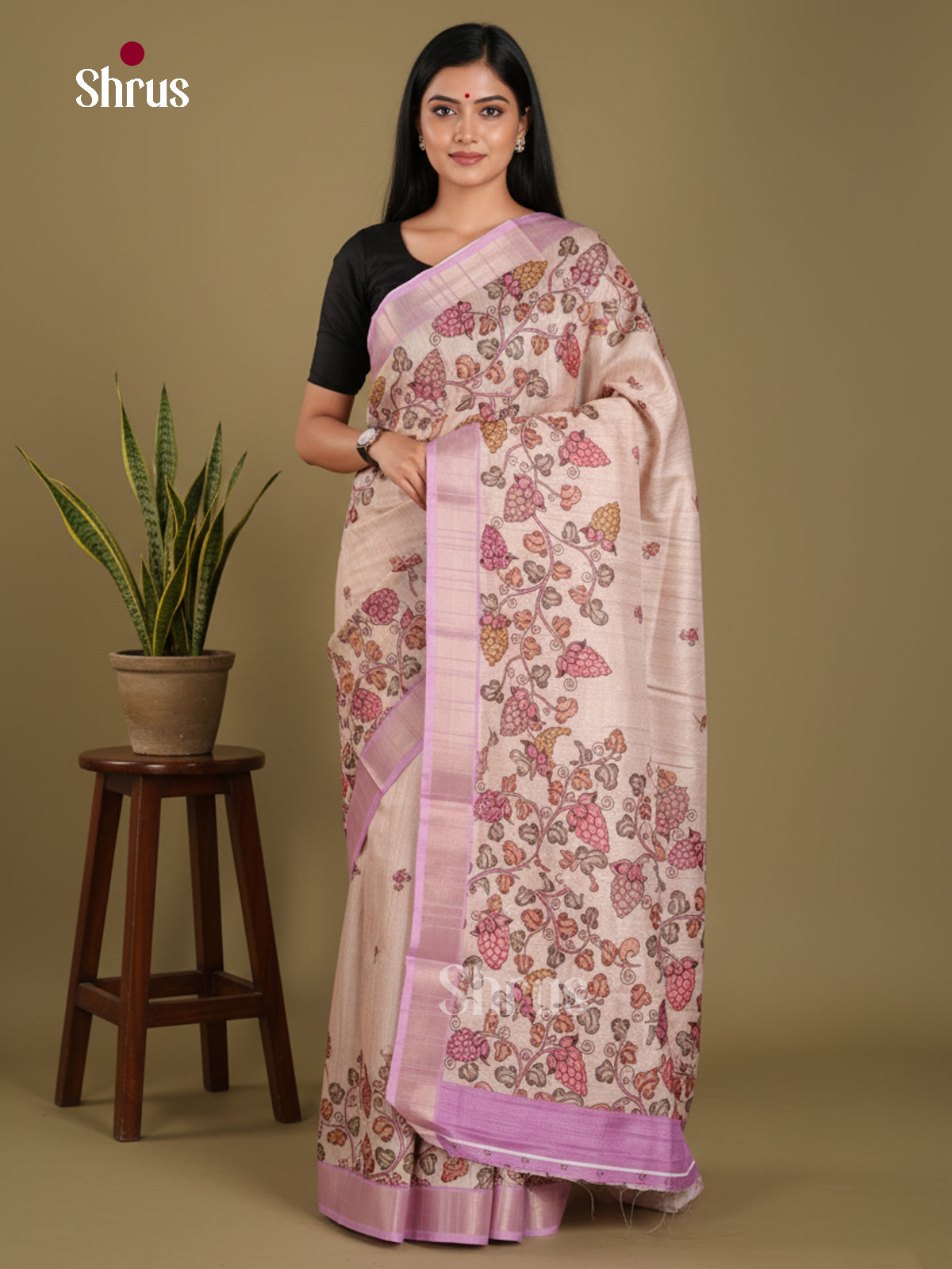 DJS13198 - Semi Gicha Saree