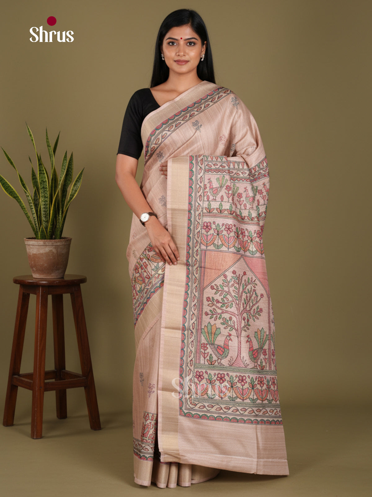 DJS13211 - Semi Gicha Saree