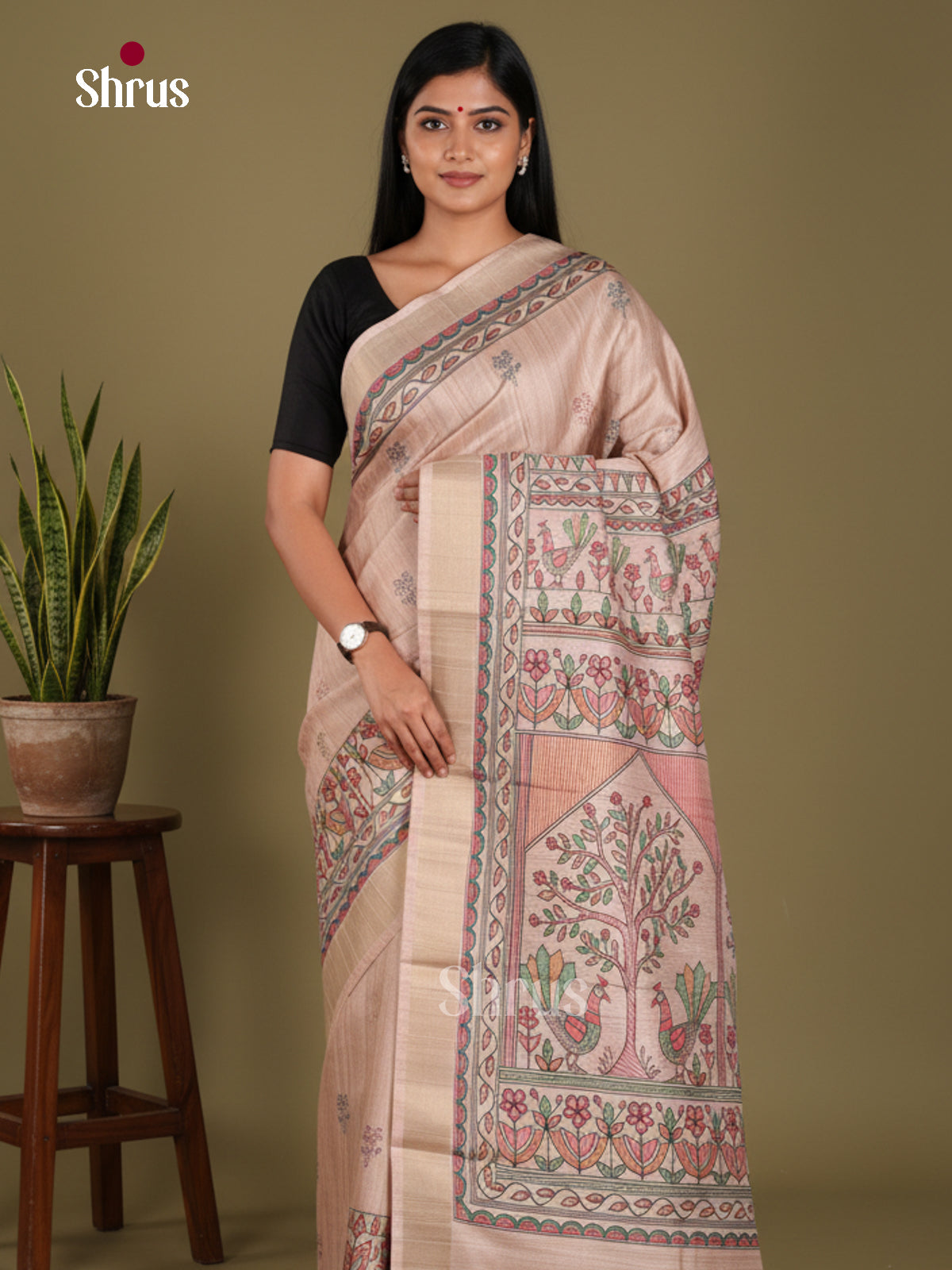 DJS13211 - Semi Gicha Saree