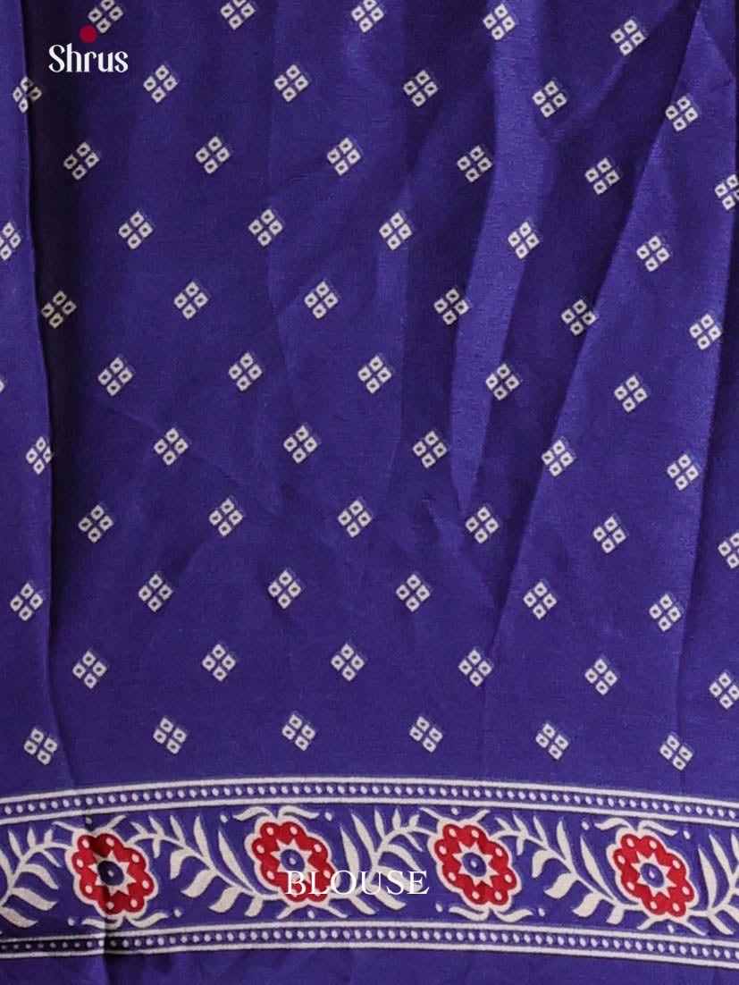 Blue - Semi Modal  Saree