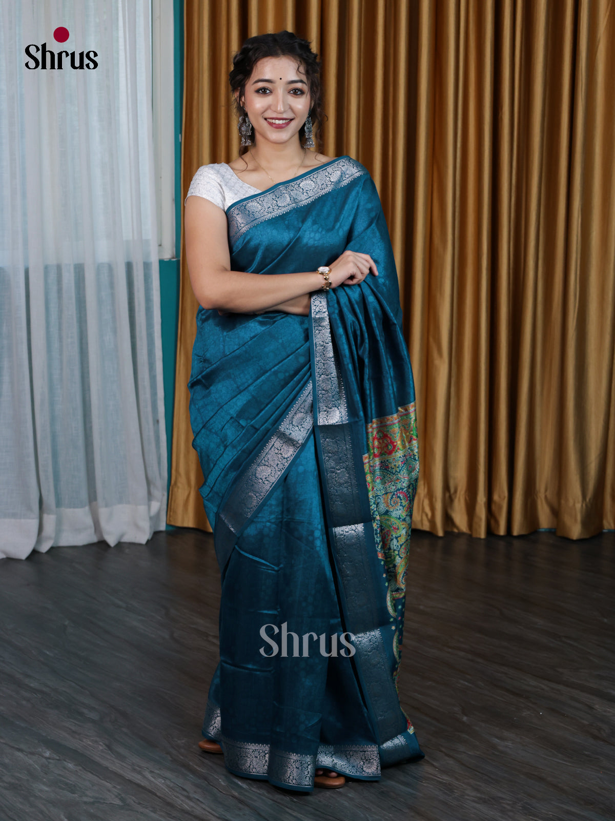 DJS14113 - Semi Dola silk Saree