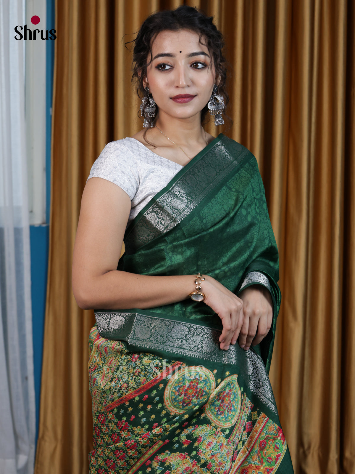 DJS14115 - Semi Dola silk Saree