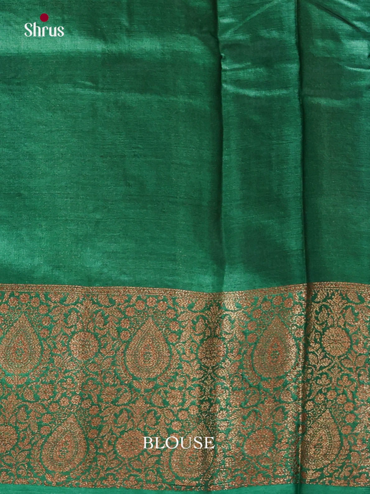 Opulent Purple Tussar Saree With Floral Buttas & Green Border
