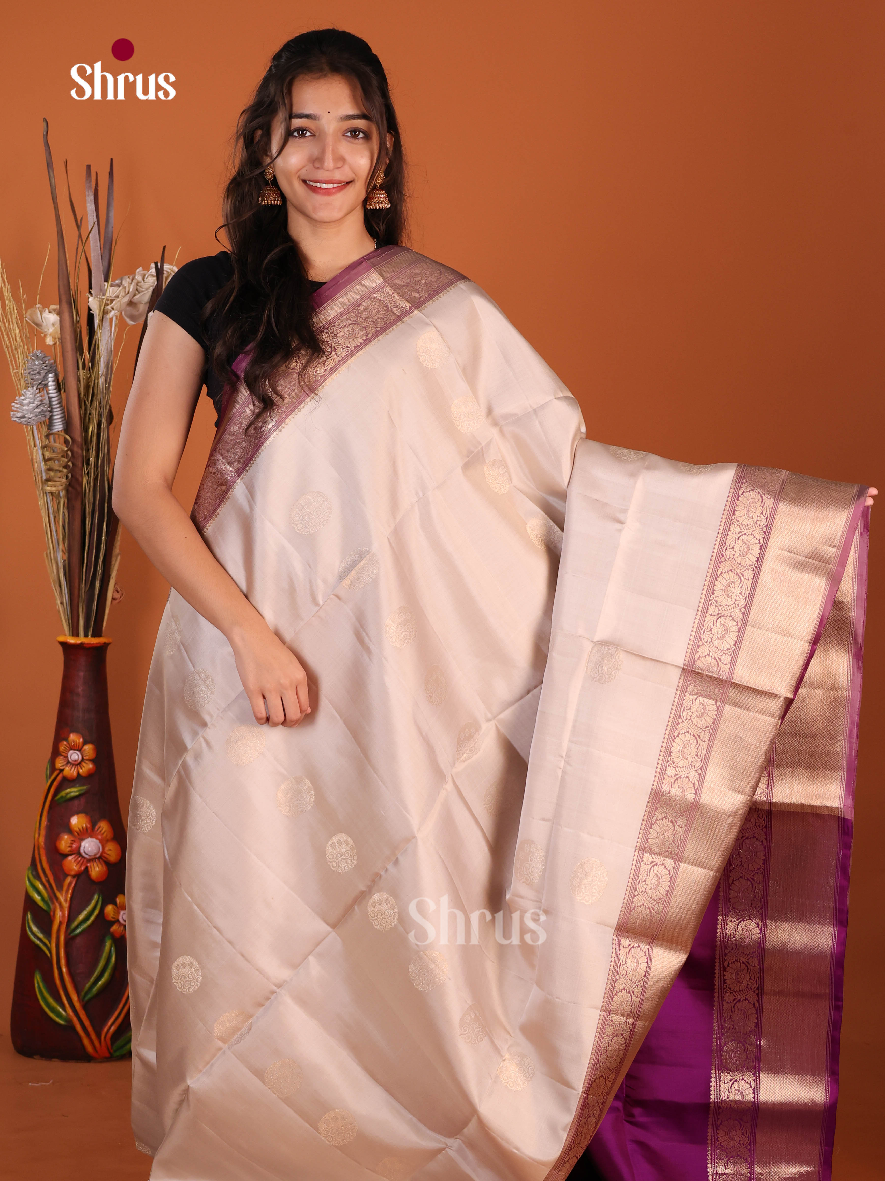 DJS14174 - Soft Silk (HR) Saree - Shop on Shrus.com
