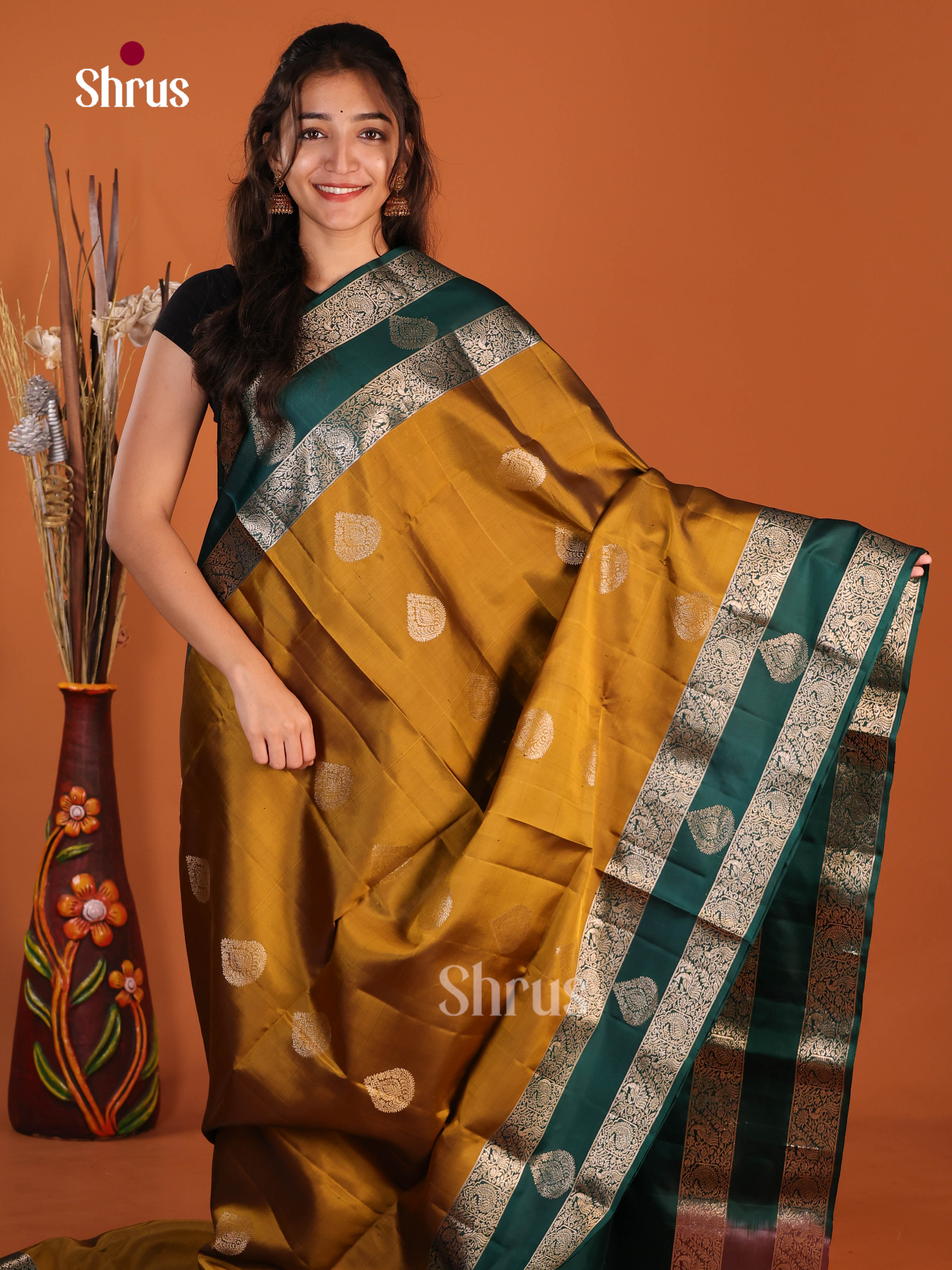 DJS14180 - Soft Silk (HR) Saree - Shop on Shrus.com