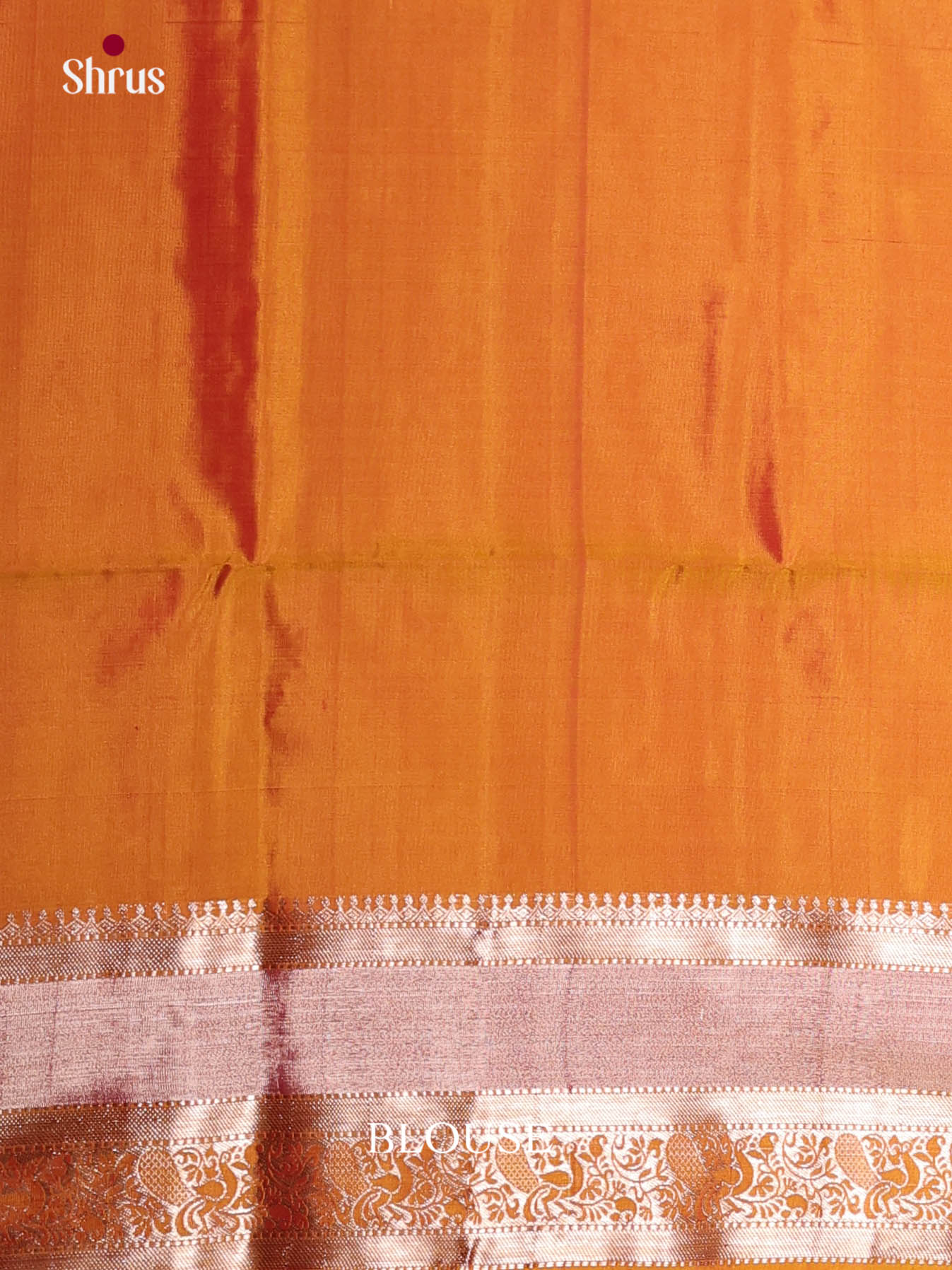 Classic Red & Mustard Soft Silk Saree gleams with zari floral motifs , rich zari border