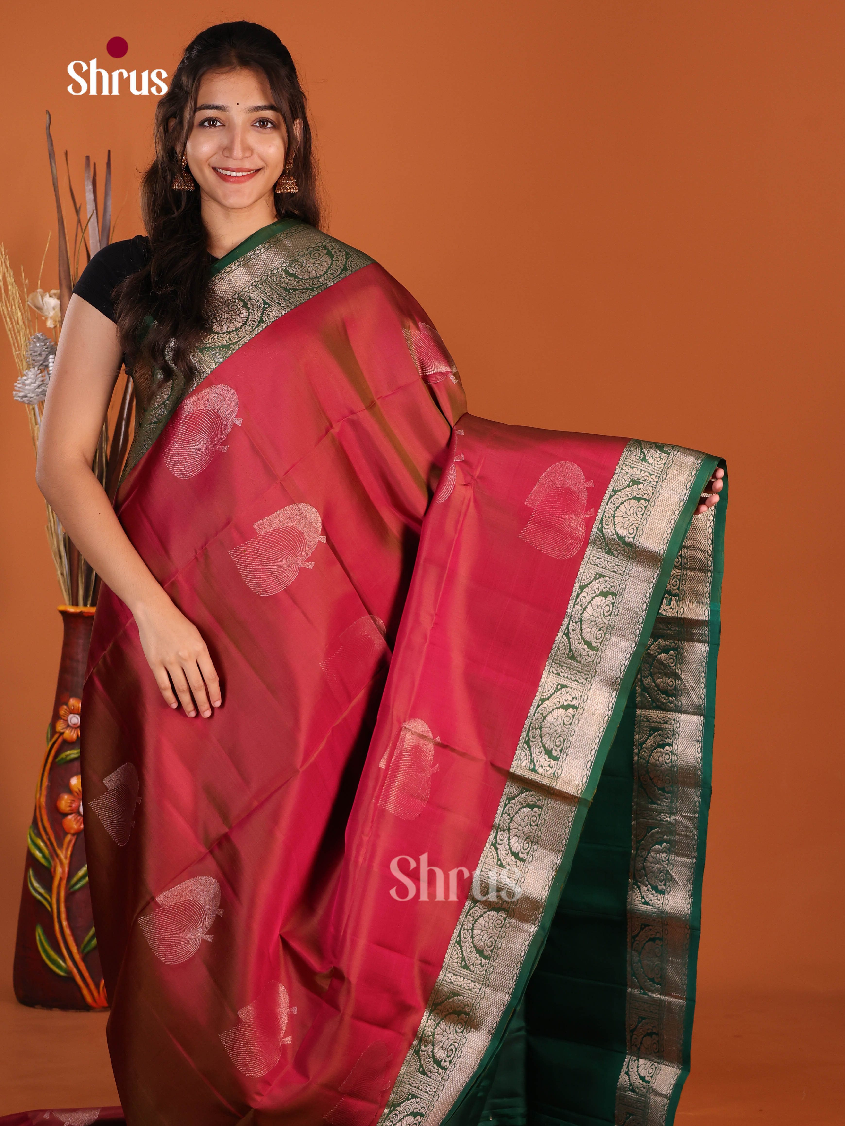 DJS14186 - Soft Silk (HR) Saree - Shop on Shrus.com