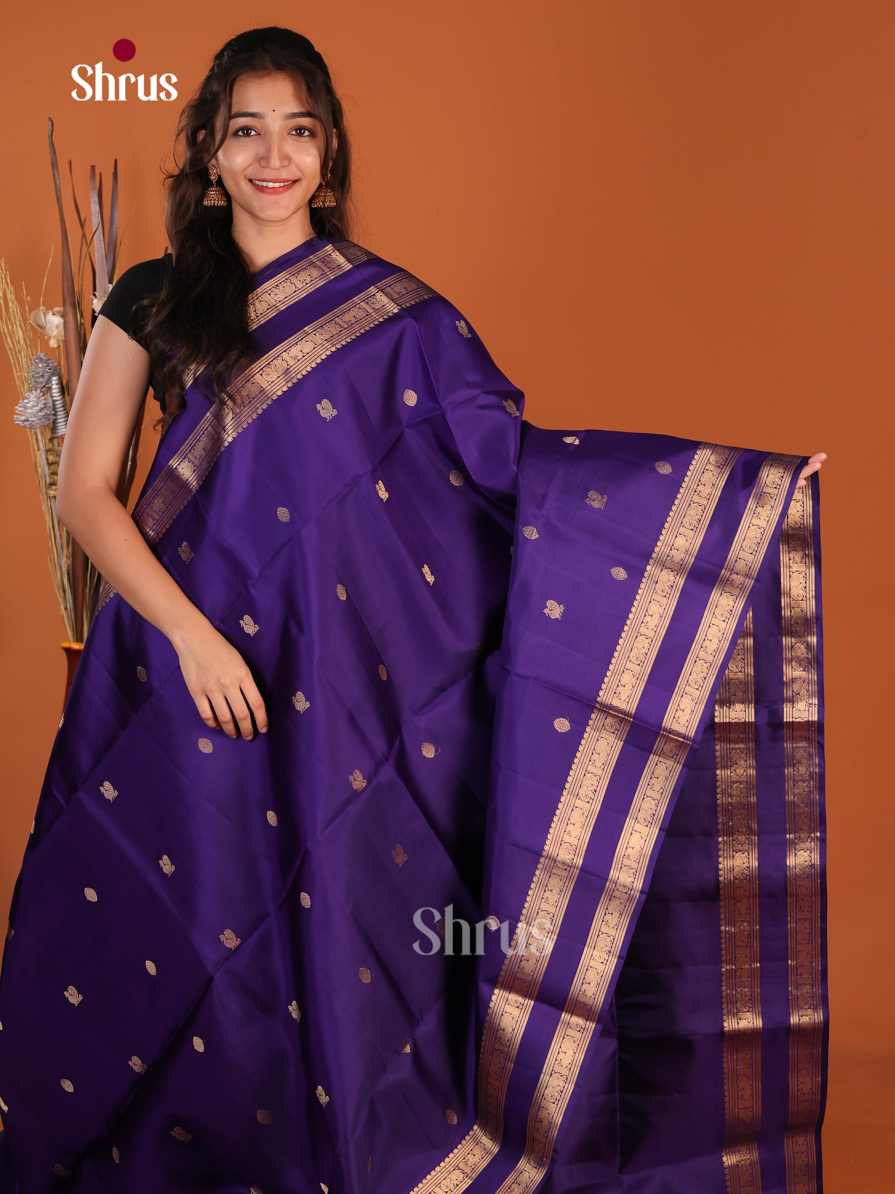 DJS14193 - Soft Silk (HR) Saree - Shop on Shrus.com