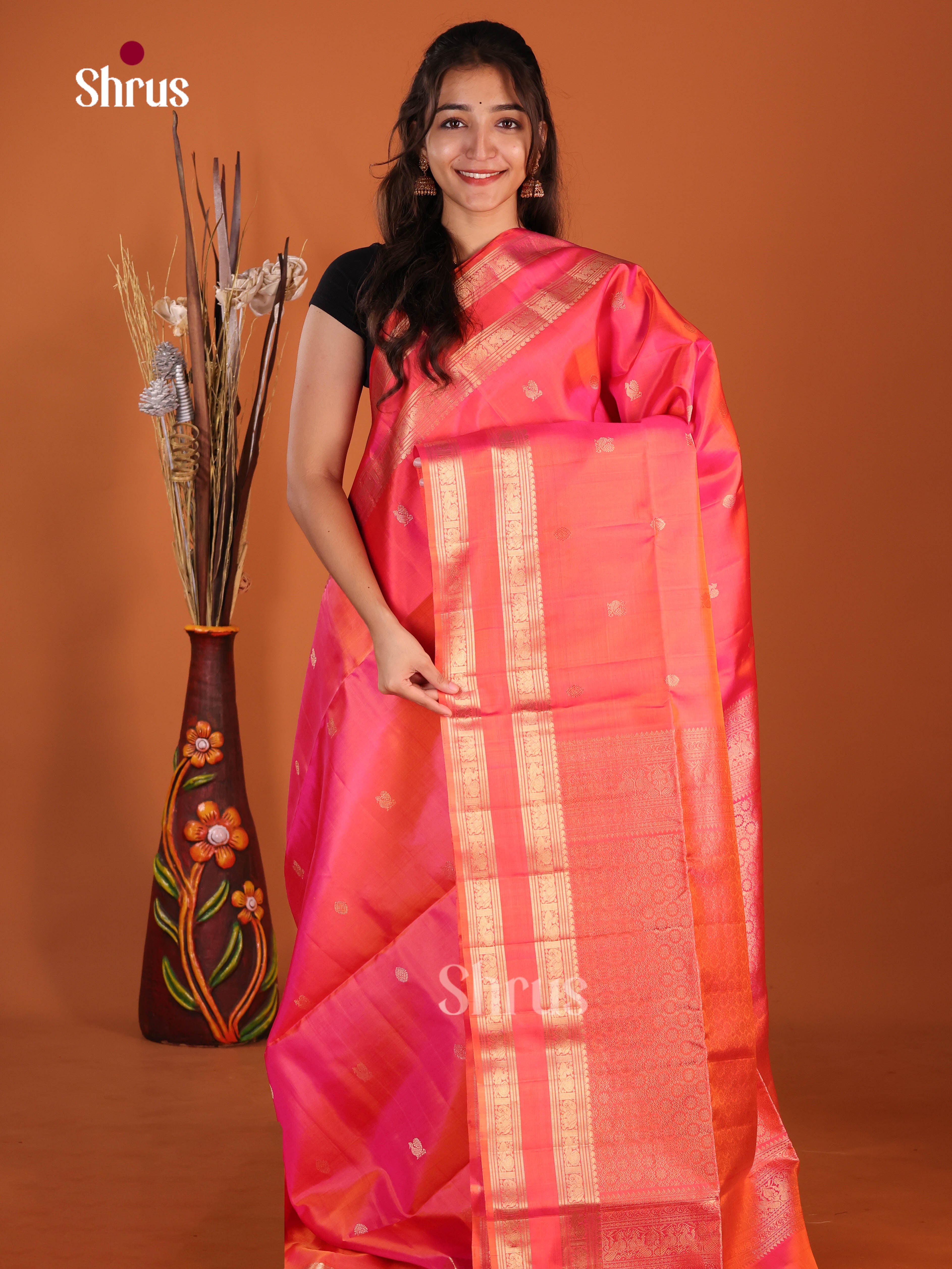 DJS14194 - Soft Silk (HR) Saree - Shop on Shrus.com