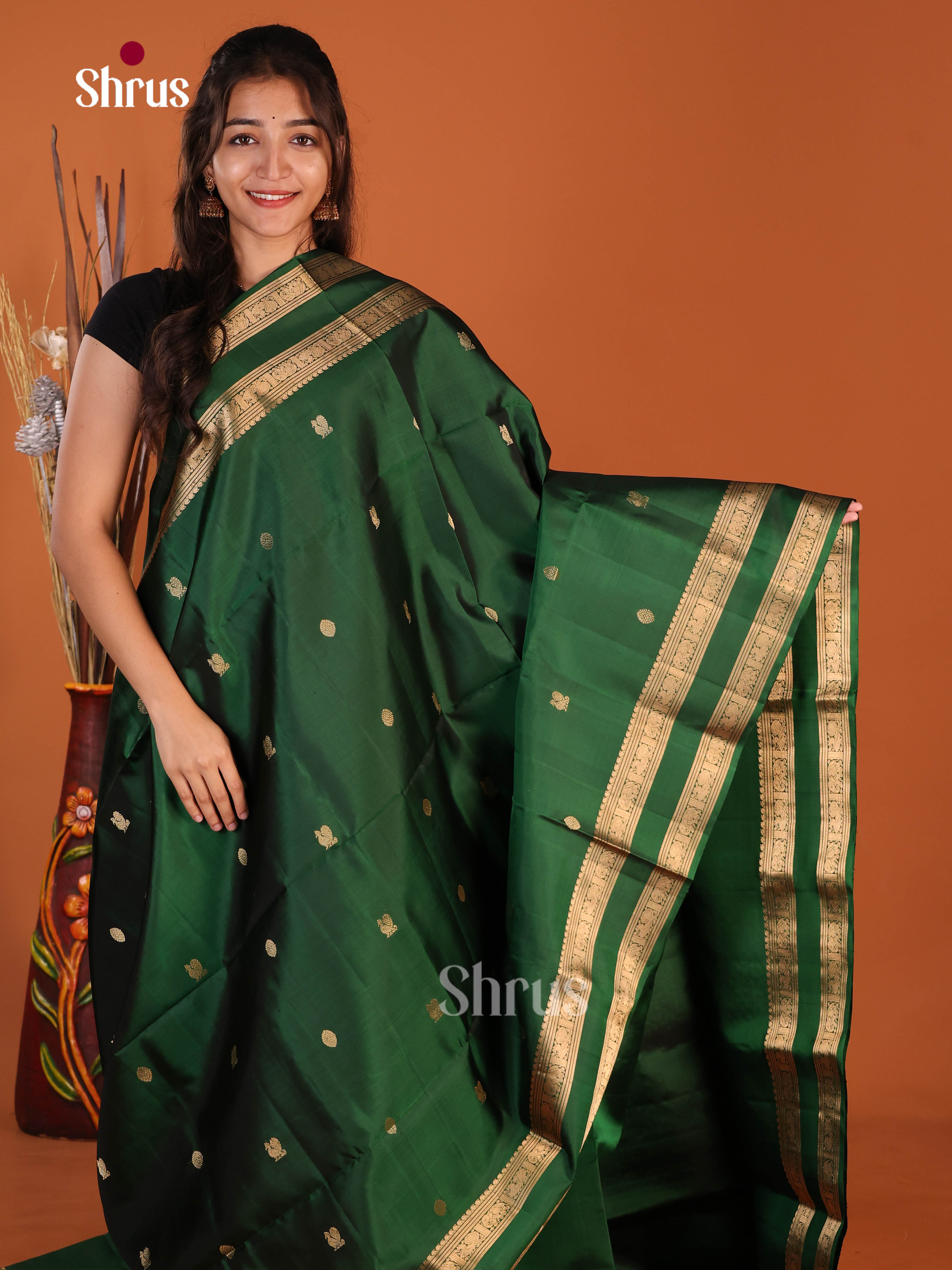 DJS14195 - Soft Silk (HR) Saree - Shop on Shrus.com