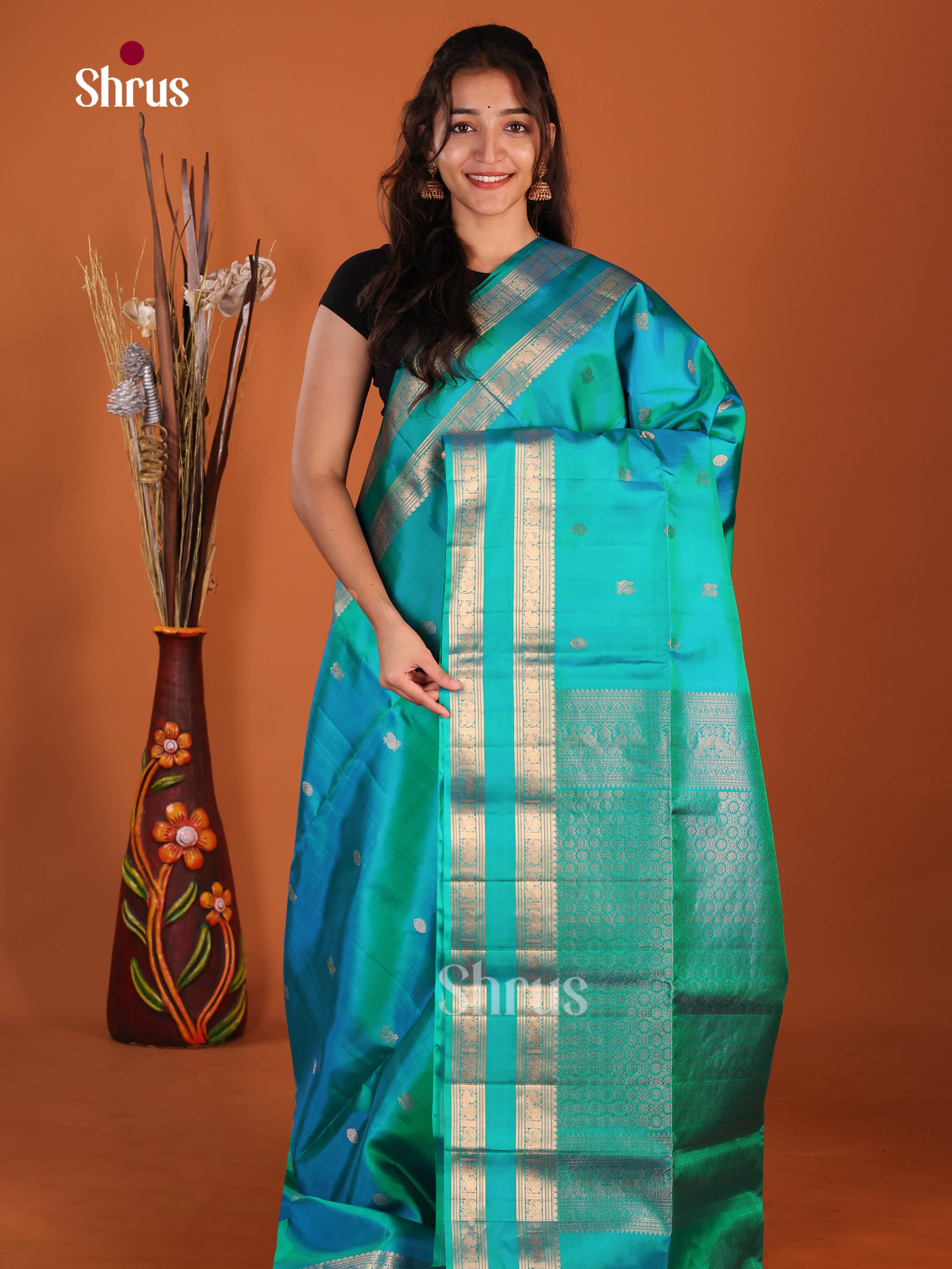 DJS14196 - Soft Silk (HR) Saree - Shop on Shrus.com