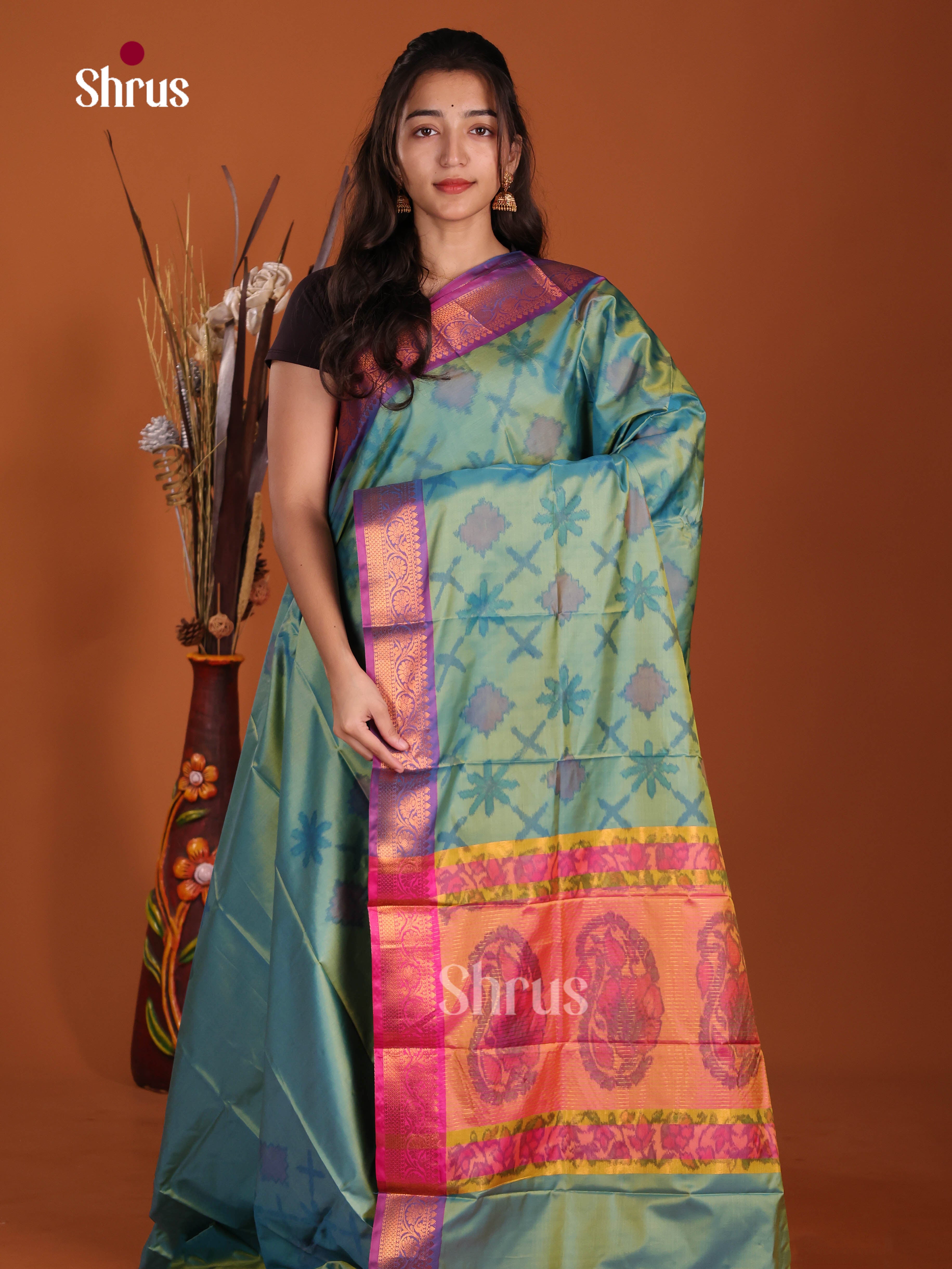 DJS15003 - Semi Pochampally Saree