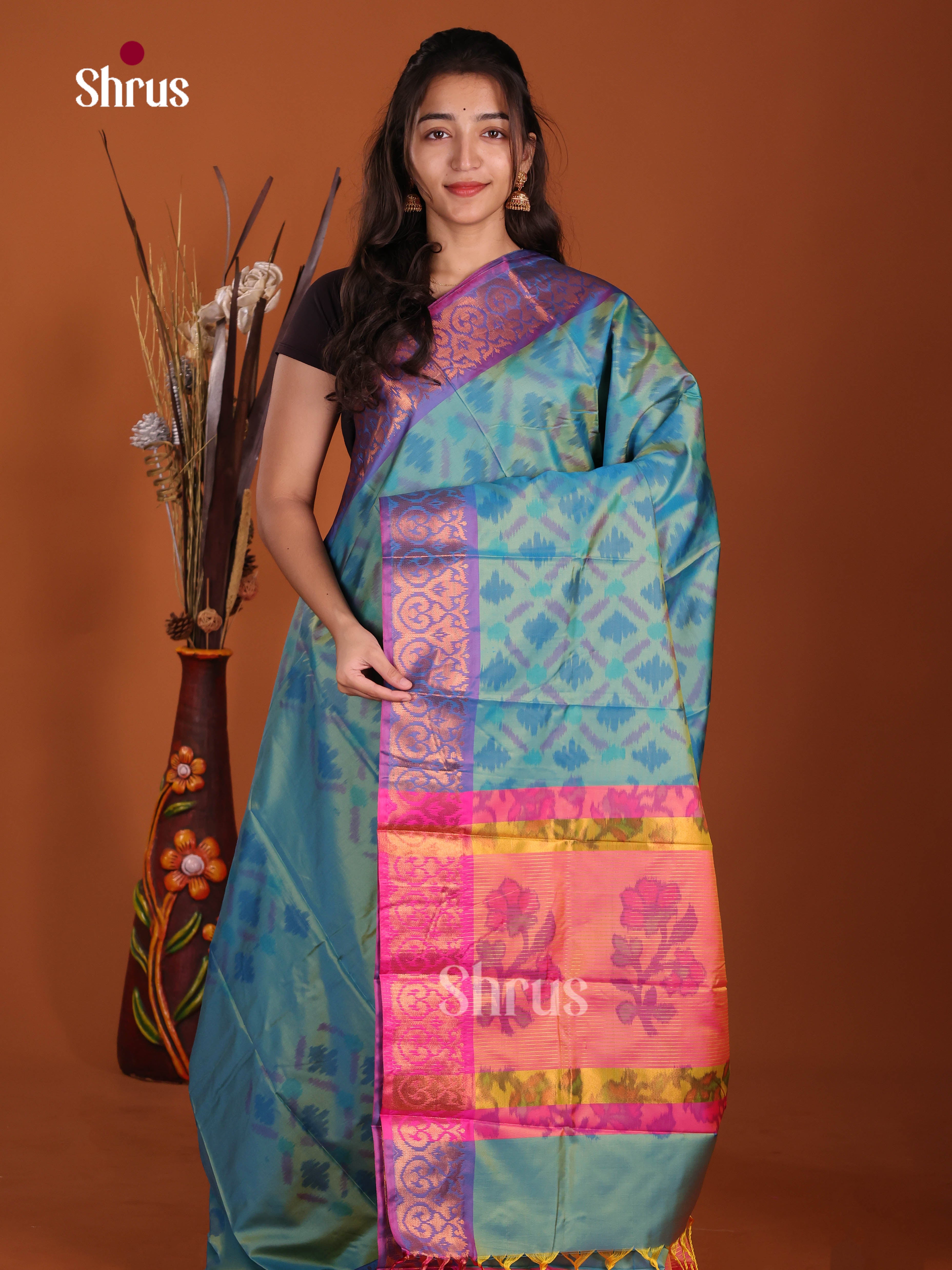 DJS15006 - Semi Pochampally Saree