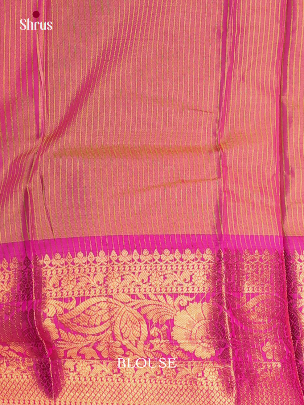 Orange & Pink - Semi Pochampally Saree