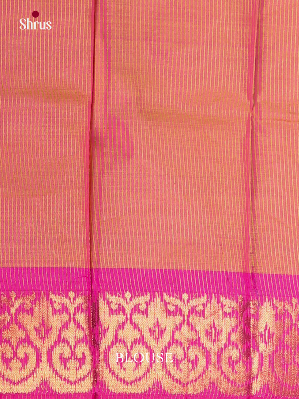 Yellow & Pink - Semi Pochampally Saree