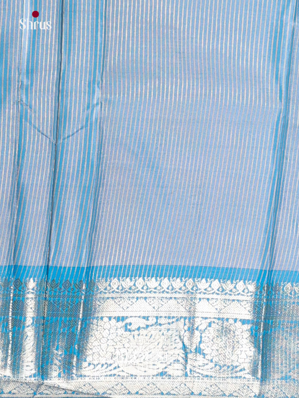 Green & Blue- Semi Pochampally Saree