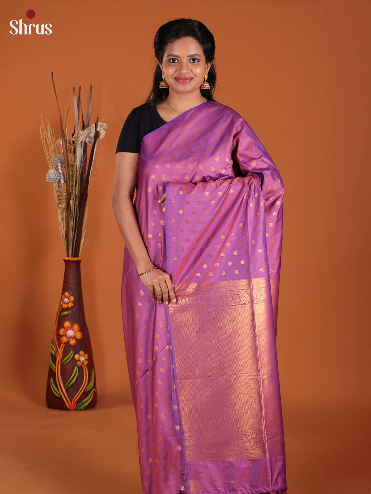 DJS15177 - Semi Softsilk Saree