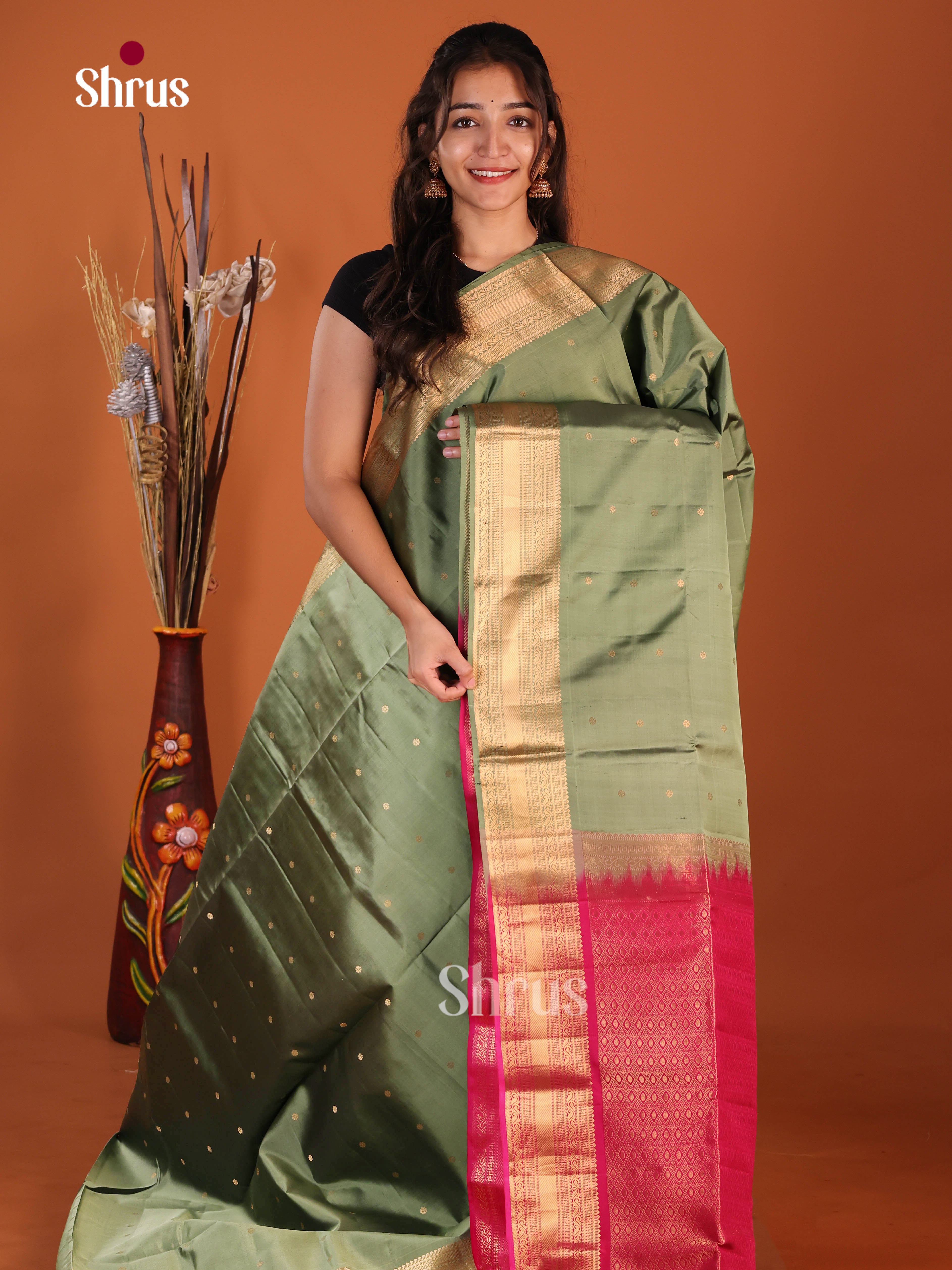 DJS15180 - Soft Silk (HR) Saree - Shop on Shrus.com