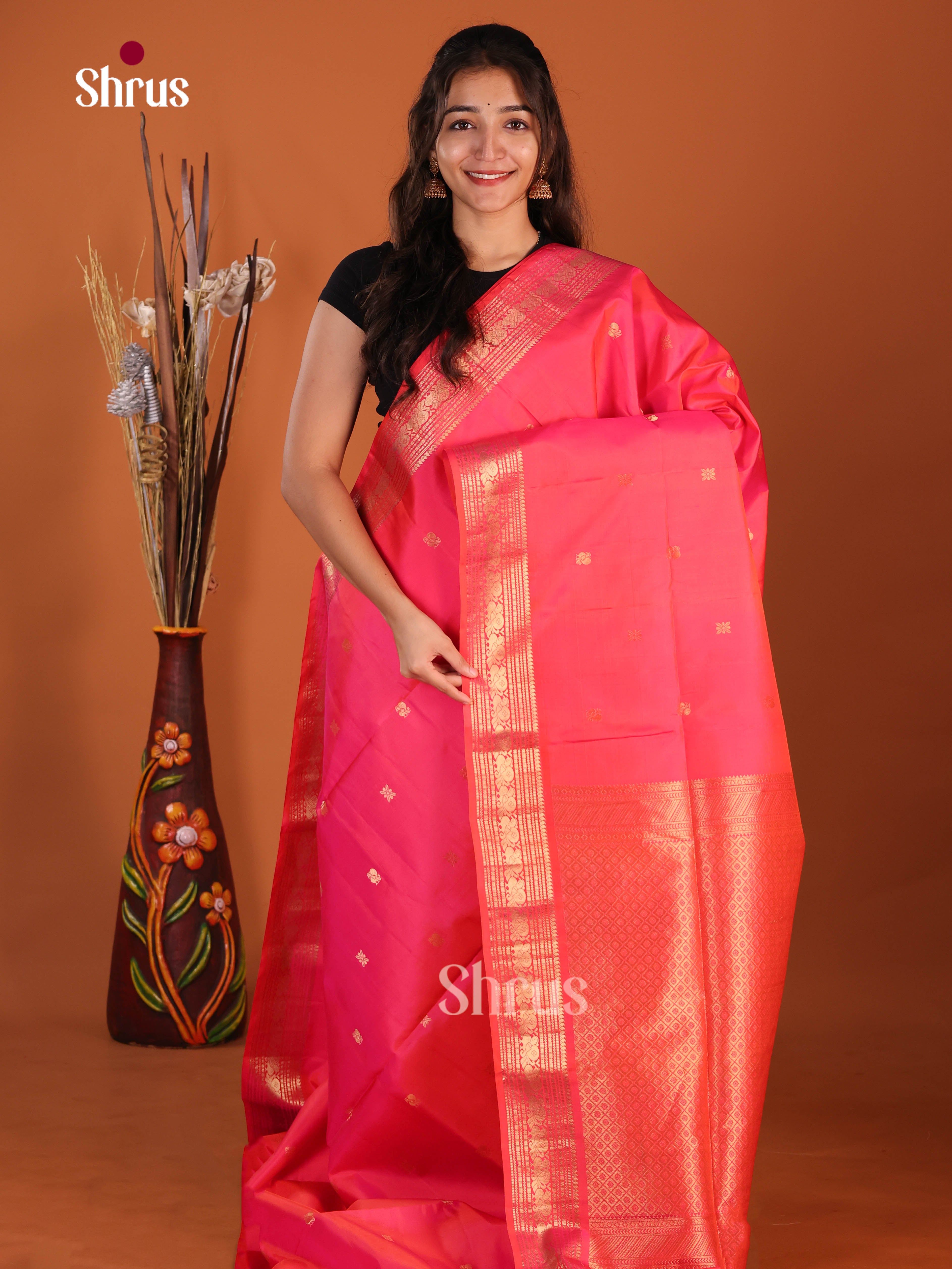DJS15181 - Soft Silk (HR) Saree - Shop on Shrus.com