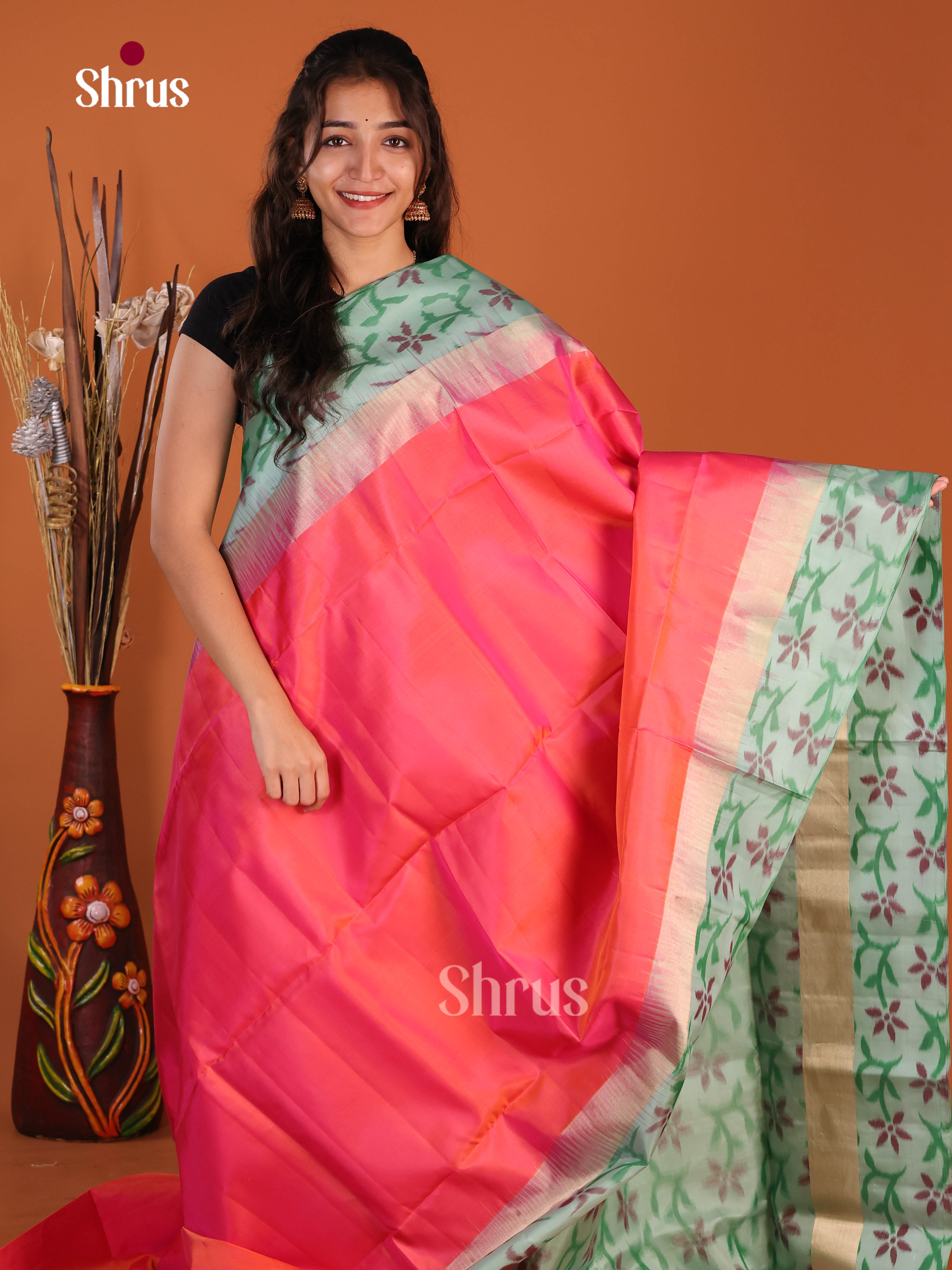 DJS15182 - Soft Silk (HR) Saree - Shop on Shrus.com