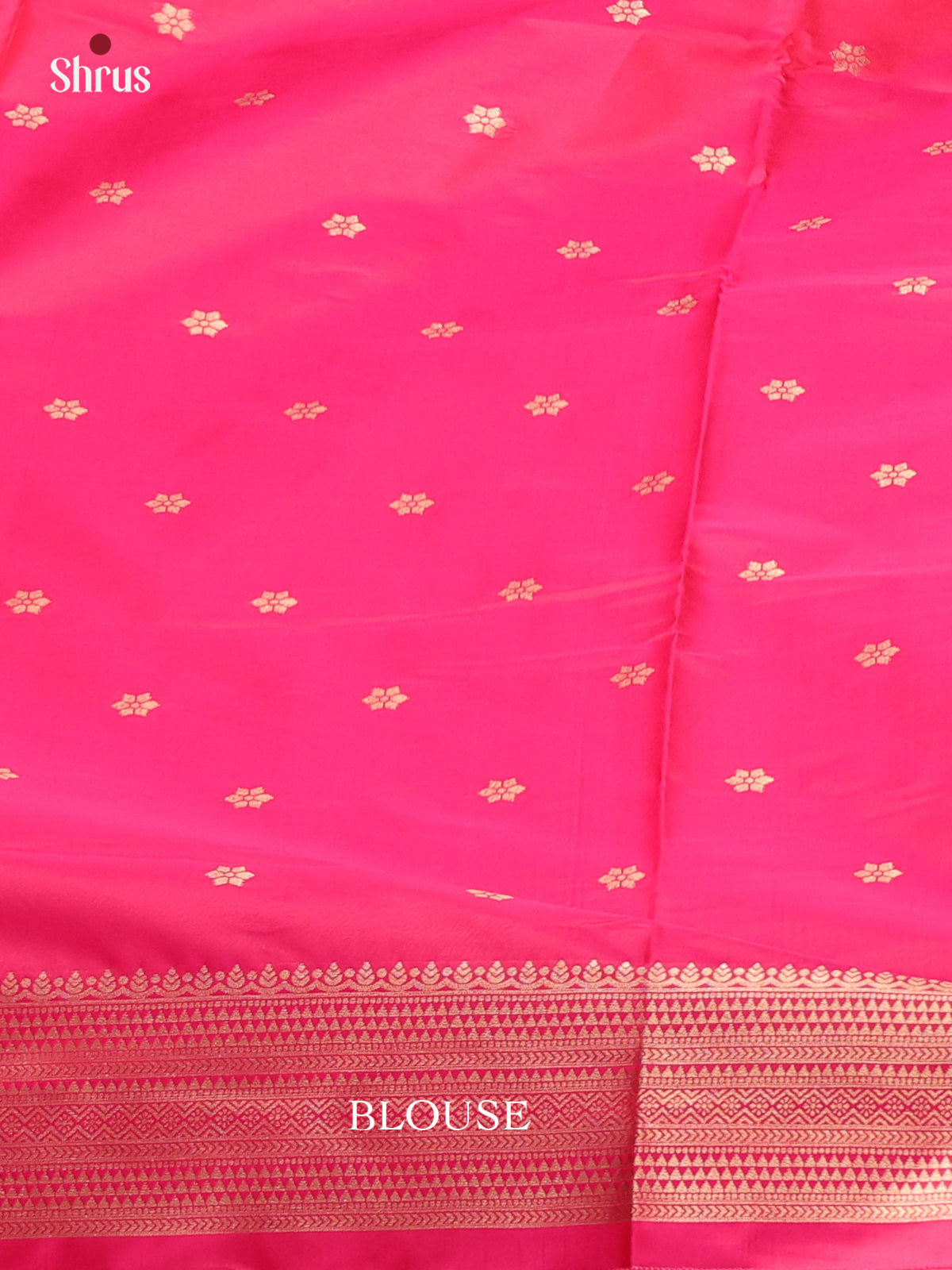 Pink - Semi Softsilk Saree