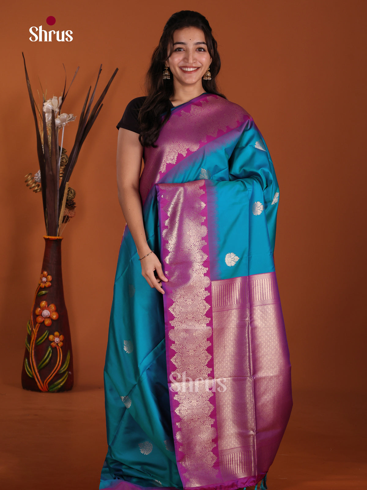 DJS17009 - Semi Softsilk Saree