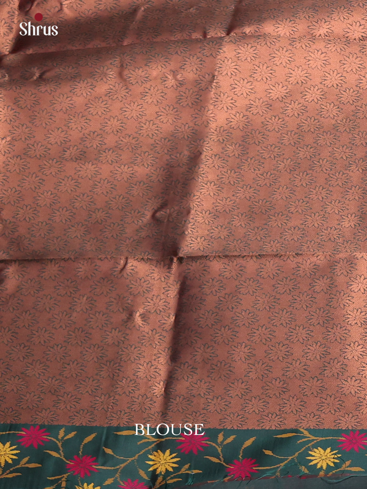 Mustard & Green - Semi Softsilk Saree